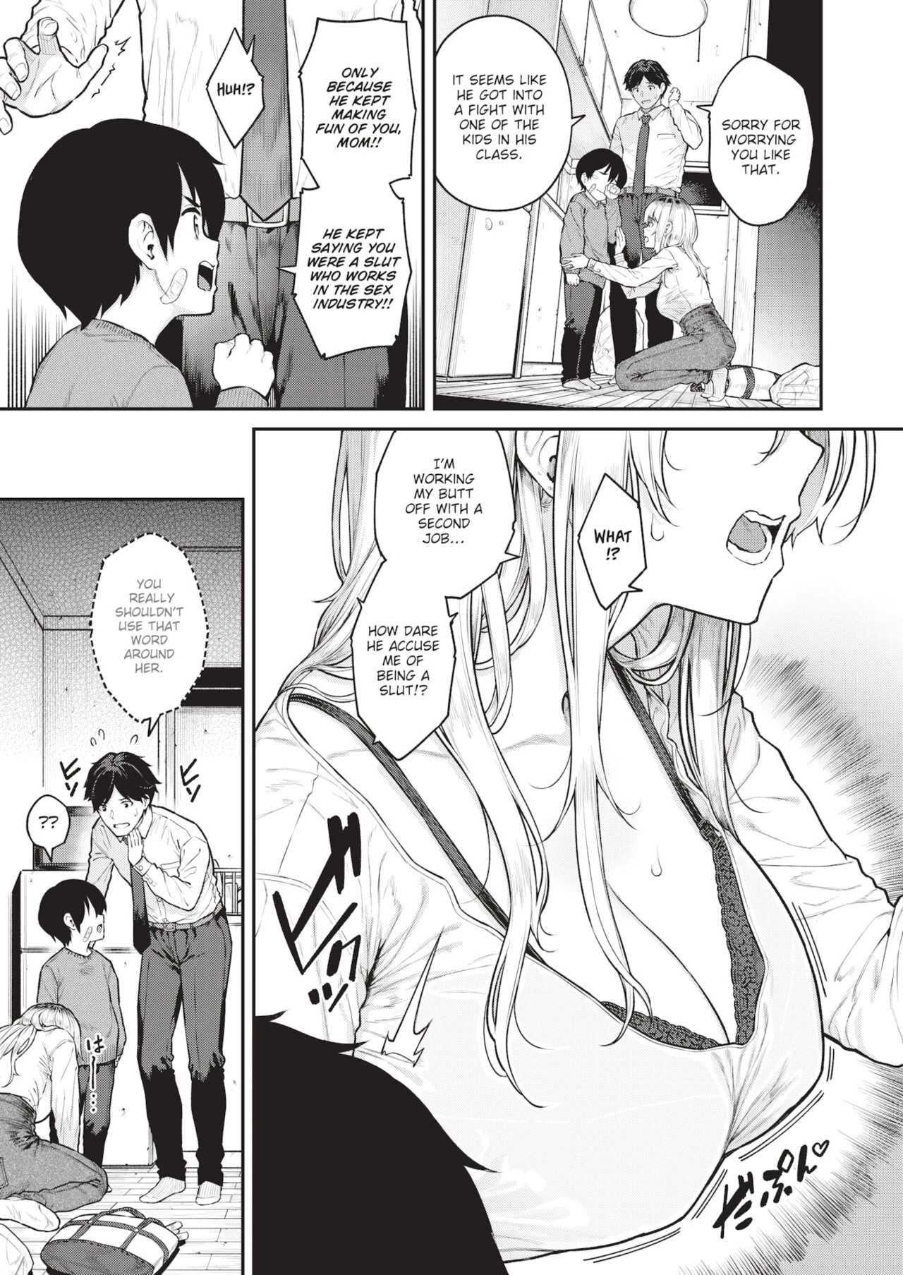 I Want to Pamper a Single Mother porn comic picture 3