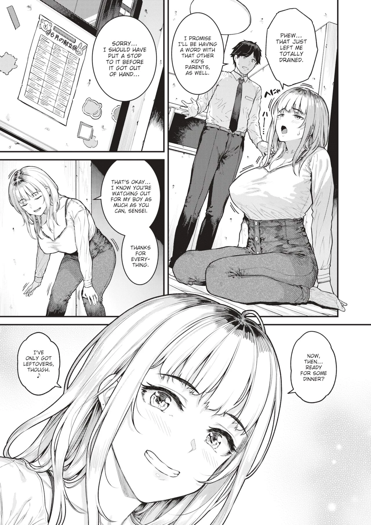 I Want to Pamper a Single Mother porn comic picture 5