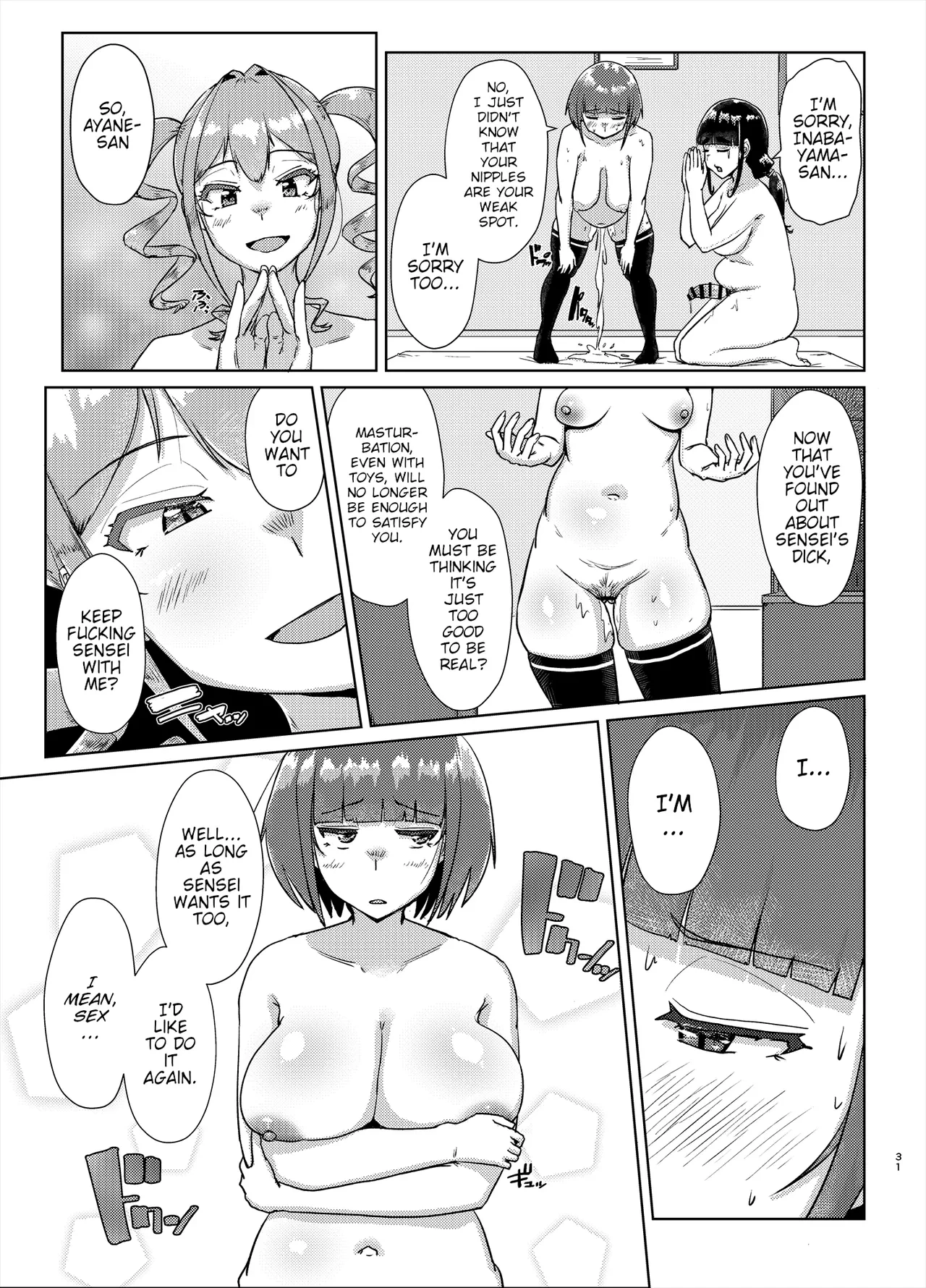 I Want You To Plow Me With Your Dick, Sensei! Part 2 | Sensei no Ochinchin, Watakushi ni Bussashite Kudasaimashi! 2 porn comic picture 30
