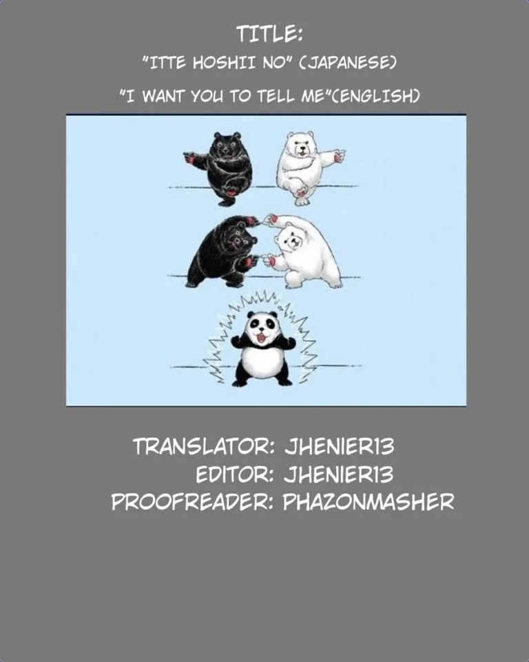 I Want You to Tell Me | Itte Hoshii no porn comic picture 23