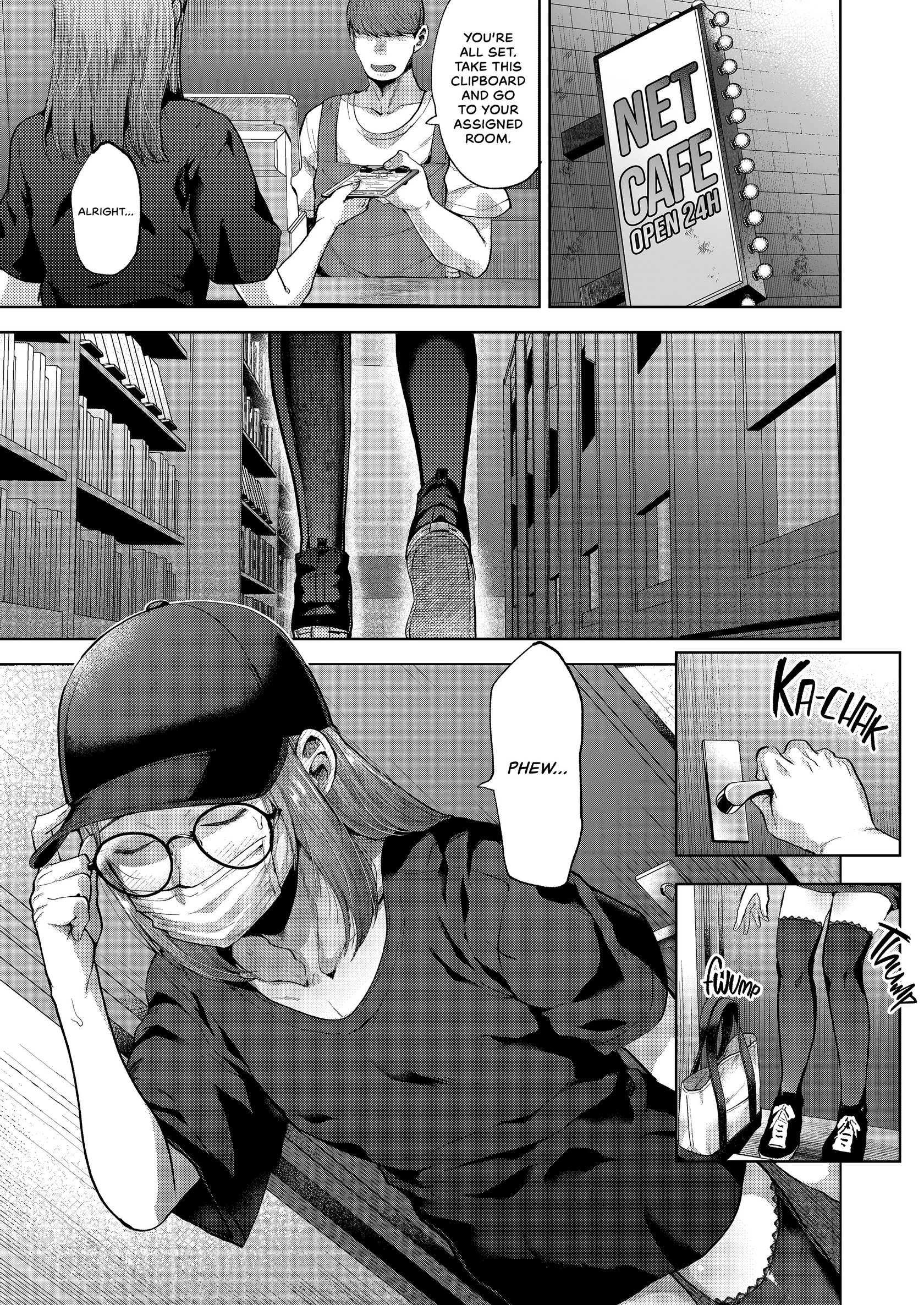 I was Straight Until I went to the Net Cafe (Uncensored) porn comic picture 2
