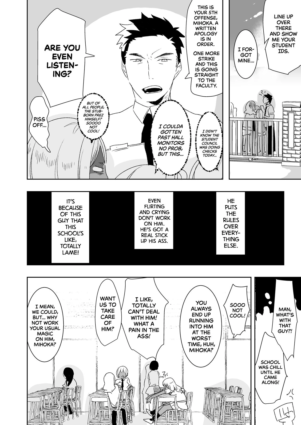 I Would Never Get Dominated and Pegged by a Tan Gal With a Huge Cock! | Futanari Kyokon Kuro Gal ni Gyaku Anal Fukujuu Saserareru nante... porn comic picture 3