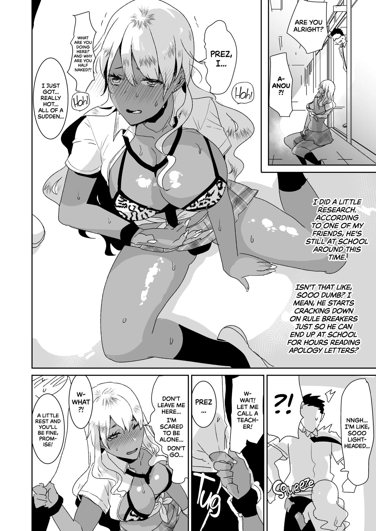 I Would Never Get Dominated and Pegged by a Tan Gal With a Huge Cock! | Futanari Kyokon Kuro Gal ni Gyaku Anal Fukujuu Saserareru nante... porn comic picture 5