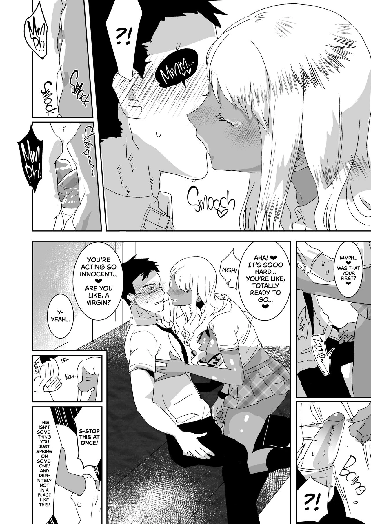 I Would Never Get Dominated and Pegged by a Tan Gal With a Huge Cock! | Futanari Kyokon Kuro Gal ni Gyaku Anal Fukujuu Saserareru nante... porn comic picture 7
