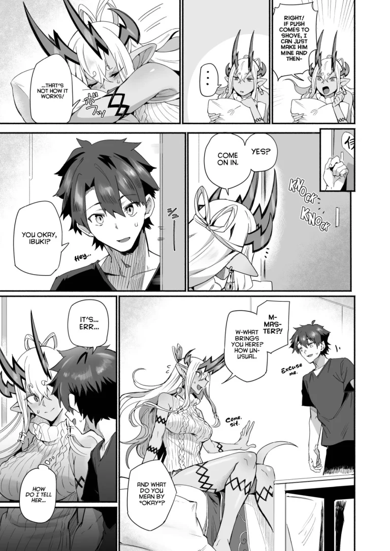 Ibuki Douji Wants to Be Pampered | Ibuki Douji wa Amaetai porn comic picture 6