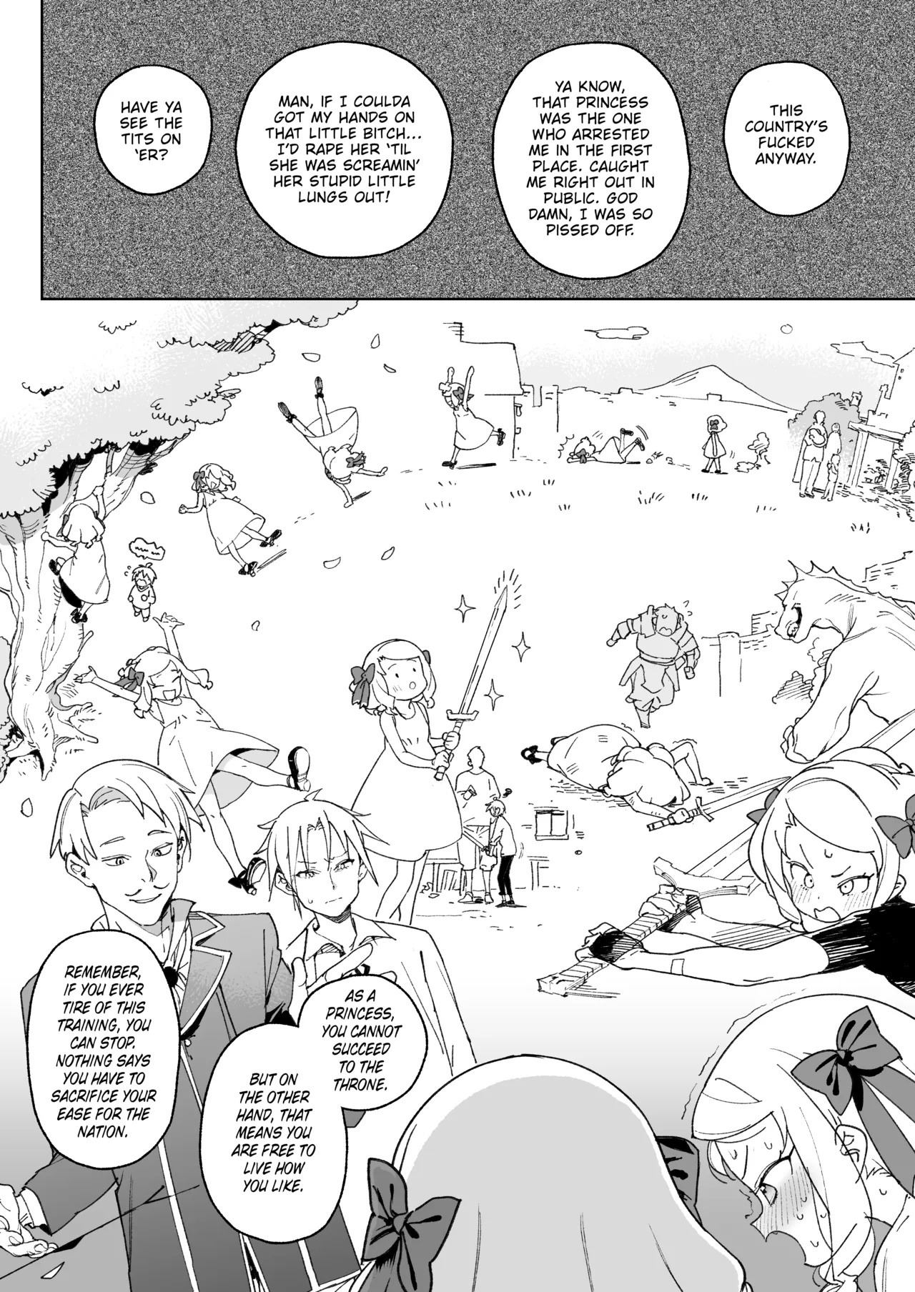 I'd Kill Every Last Person in this Country for a Taste of Master's Cock! | Chinpo no Tame ni... porn comic picture 33