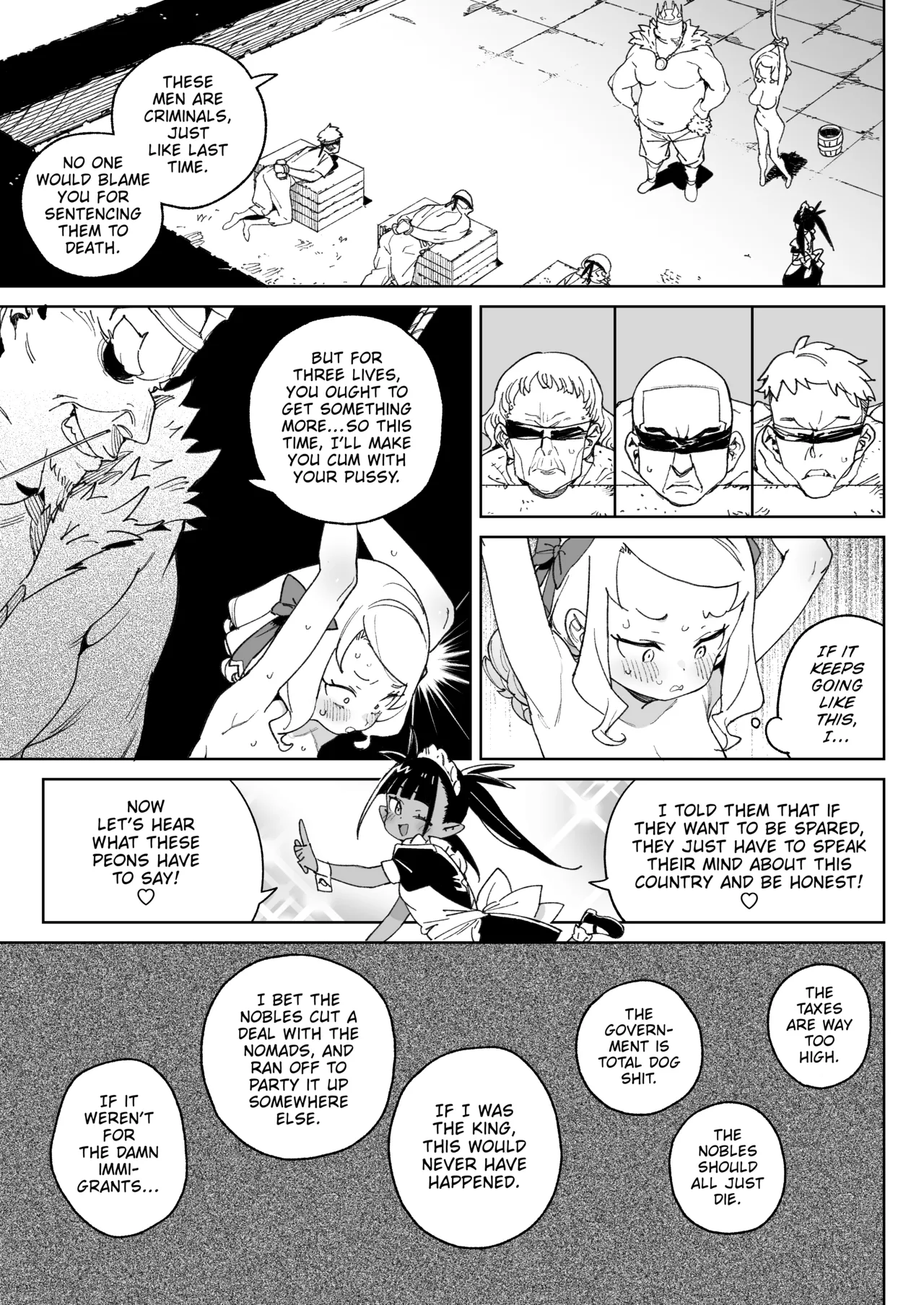 I'd Kill Every Last Person in this Country for a Taste of Master's Cock! | Chinpo no Tame ni... porn comic picture 38