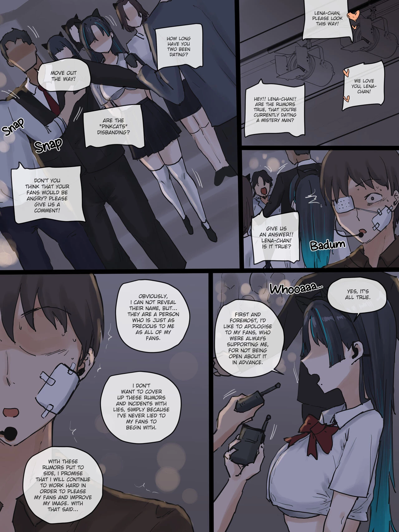 Idol porn comic picture 2