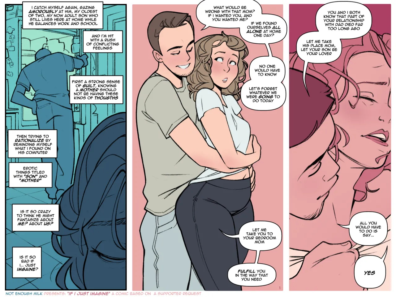 If I Just Imagine porn comic picture 1