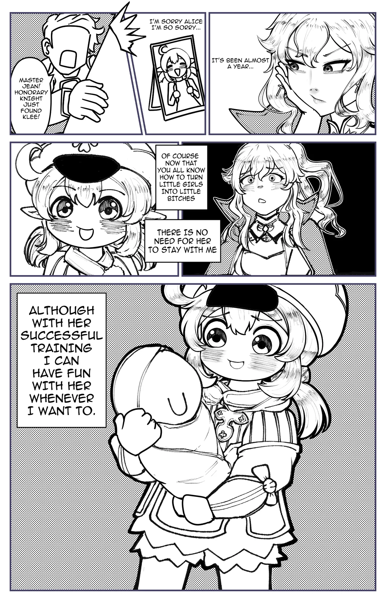 Illustrated Guide on How to XXX Klee porn comic picture 13