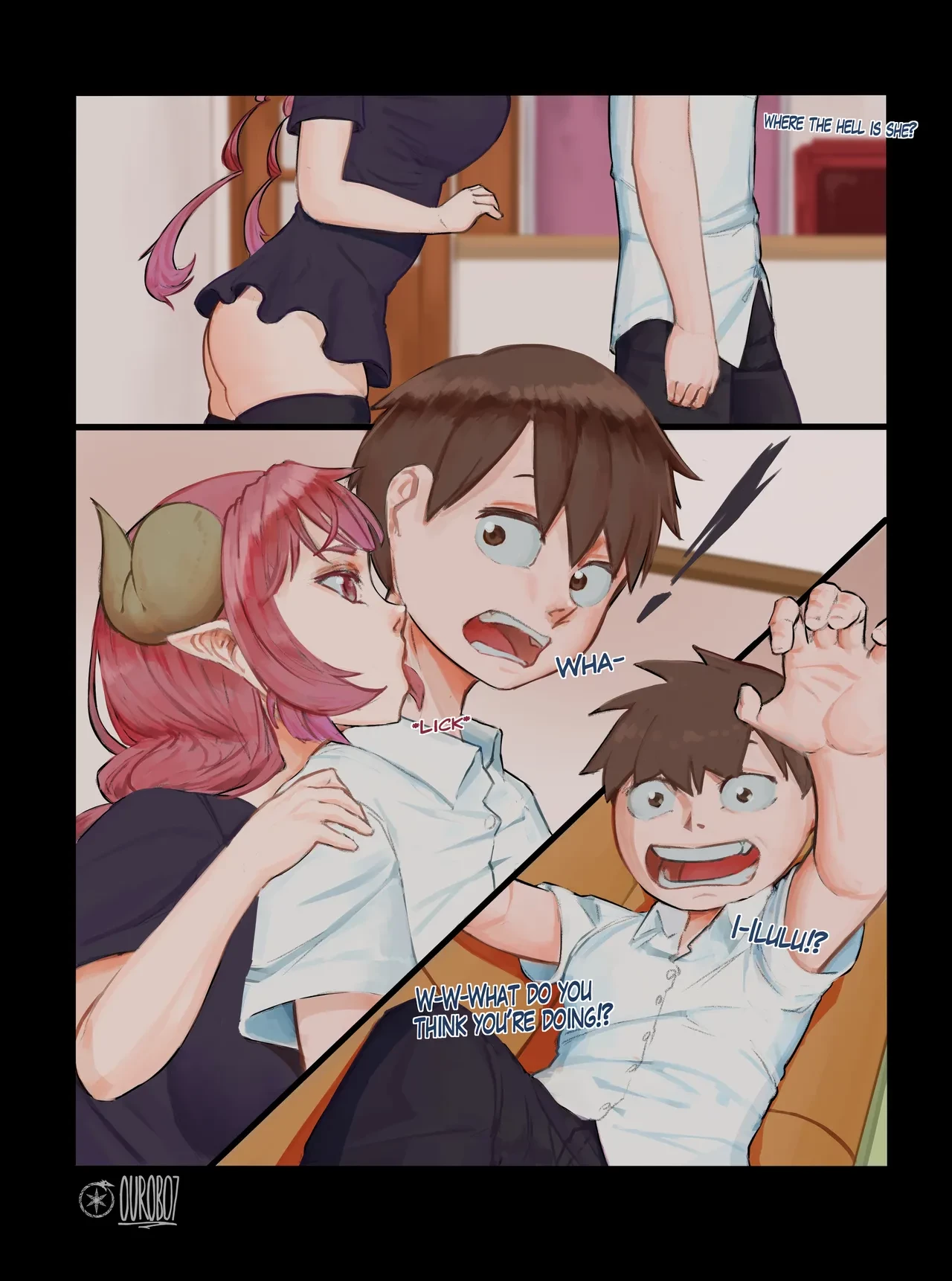 Ilulu's Special Homework porn comic picture 3