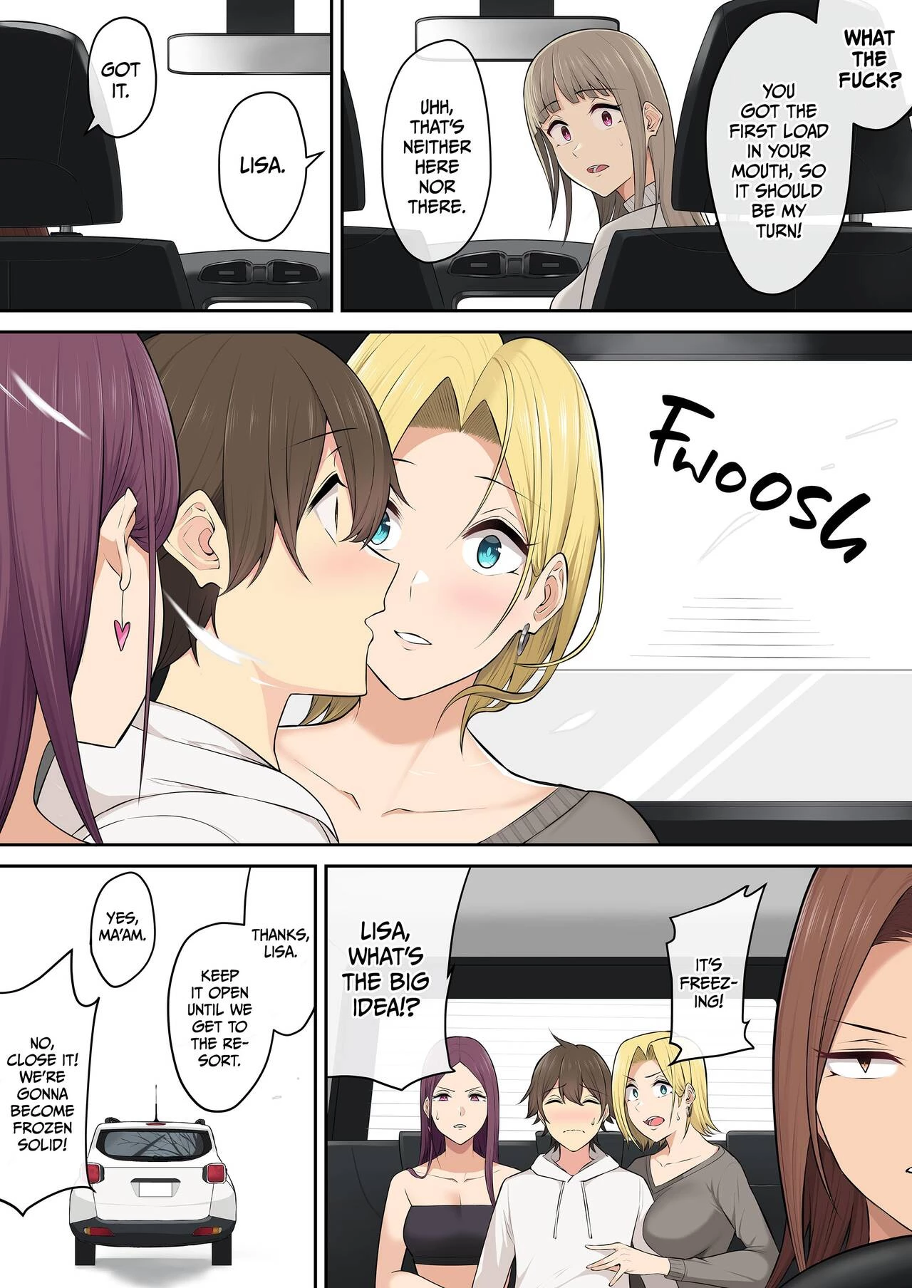 Imaizumi Brings All the Gyarus to His House 5 porn comic picture 10