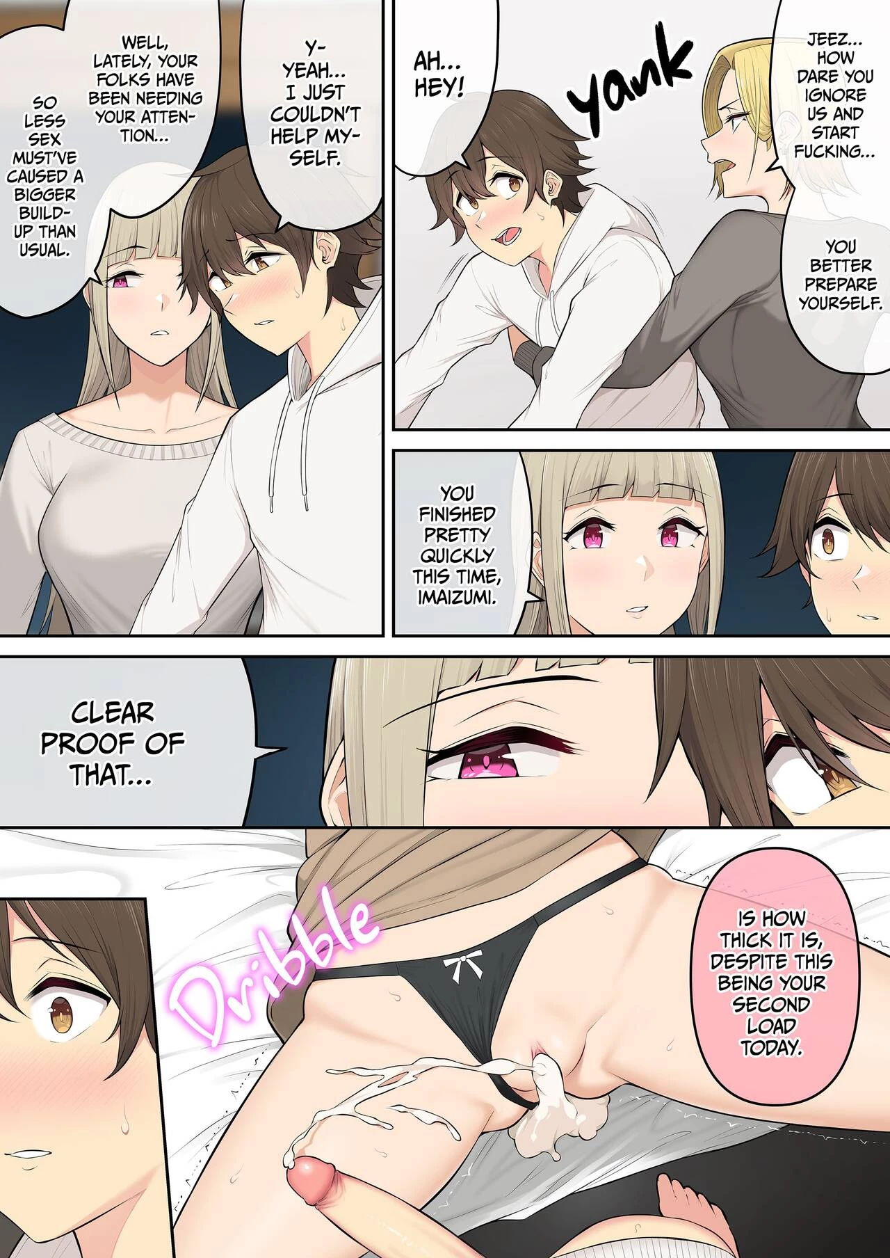 Imaizumi Brings All the Gyarus to His House 5 porn comic picture 19