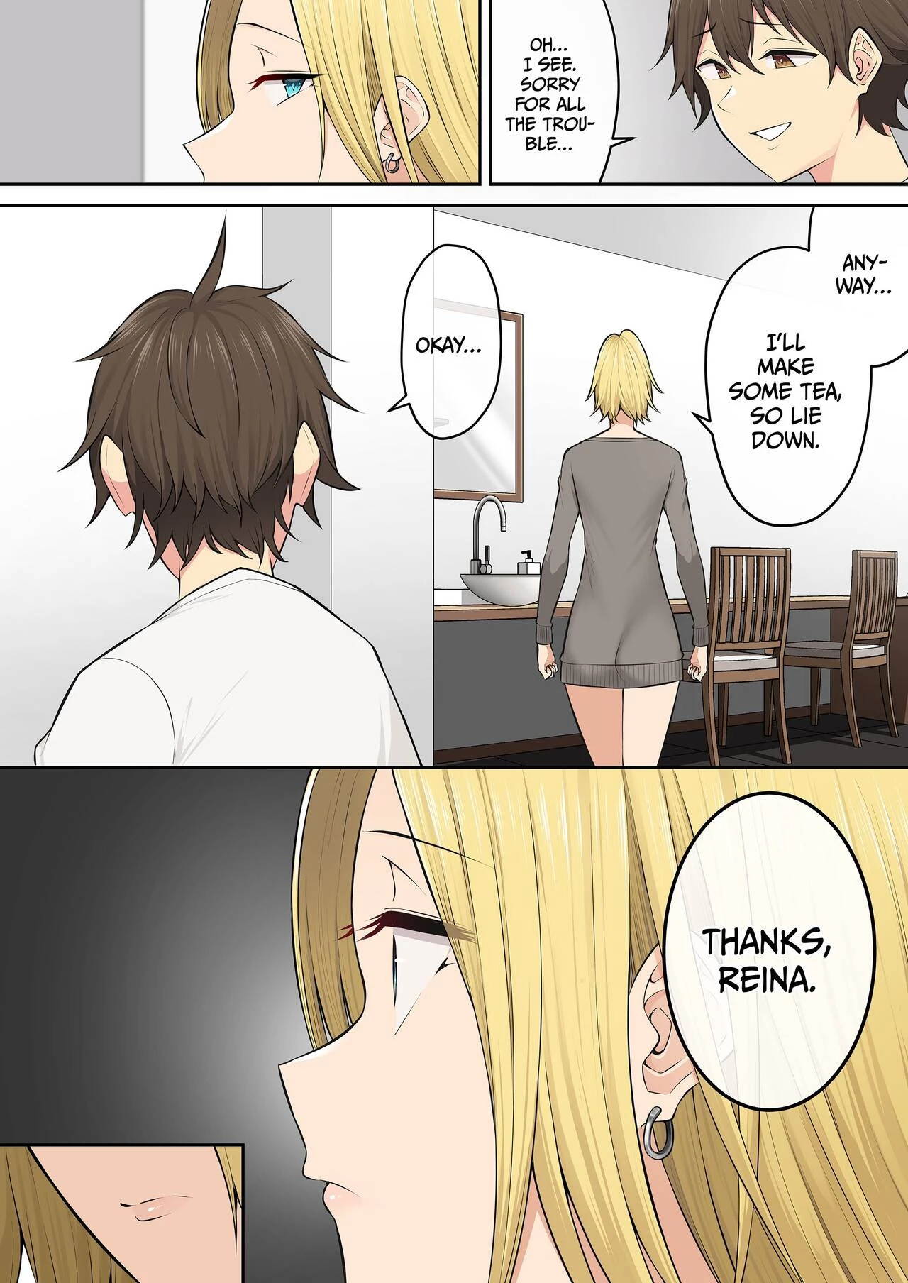 Imaizumi Brings All the Gyarus to His House 5 porn comic picture 49