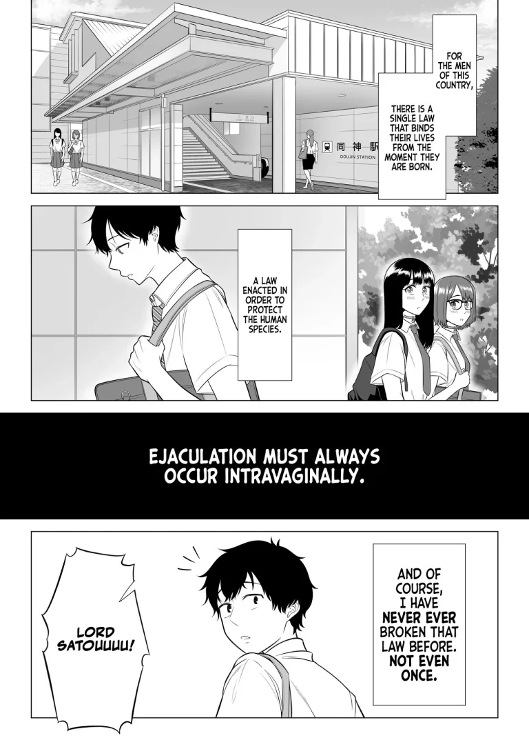 In a World Where Men Are Scarce, Sperm Is a Precious Resource | Dansei ga Kyokutan ni Sukunai Kono Sekai de wa, Seishi wa Kichou na Shigen desu porn comic picture 5