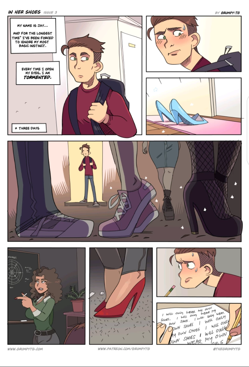 IN HER SHOES 3 porn comic picture 6