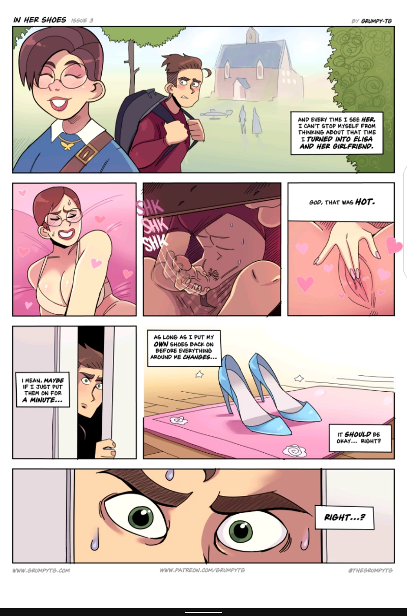 IN HER SHOES 3 porn comic picture 7