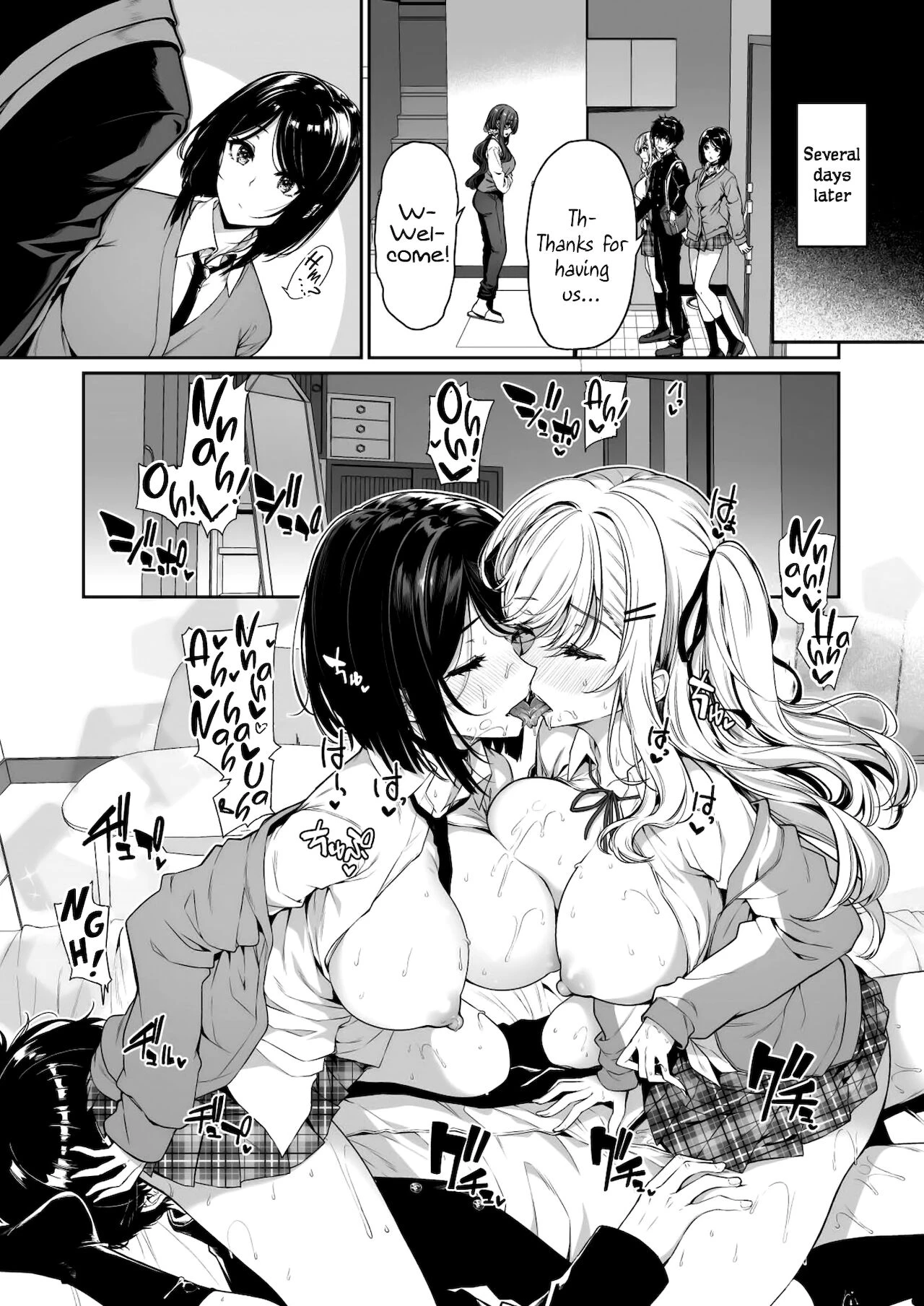 InCha Couple ga You Gal-tachi to SEX Training Suru Hanashi 3 porn comic picture 17