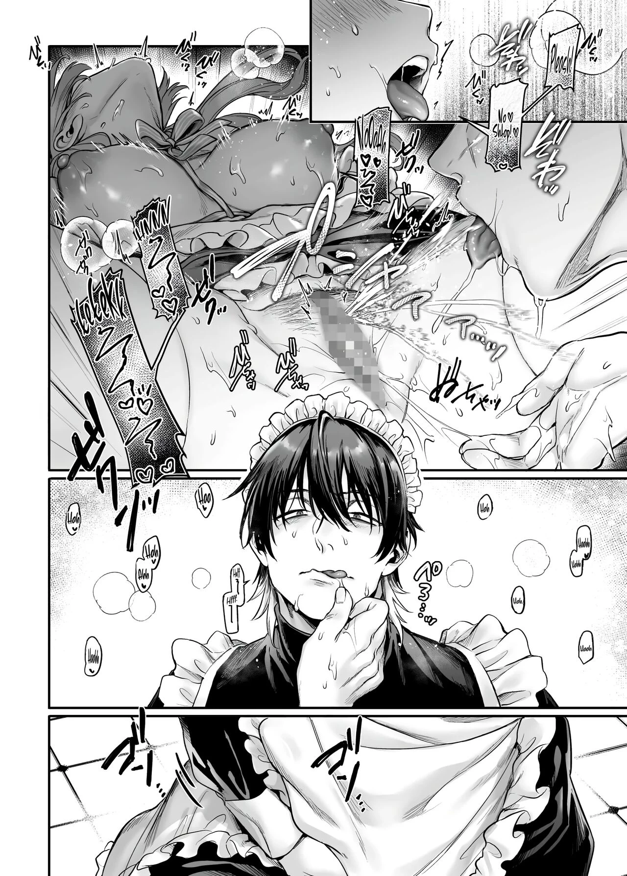 Infiltrate! Debt Repayment RTA of a Spy on the Brink ~The Crossdressing Maid and the Oni Boss~ | Sennyuu! Gakeppuchi Spy no Shakkinhensai RTA ~Josou Maid to Oni Joushi~ porn comic picture 100