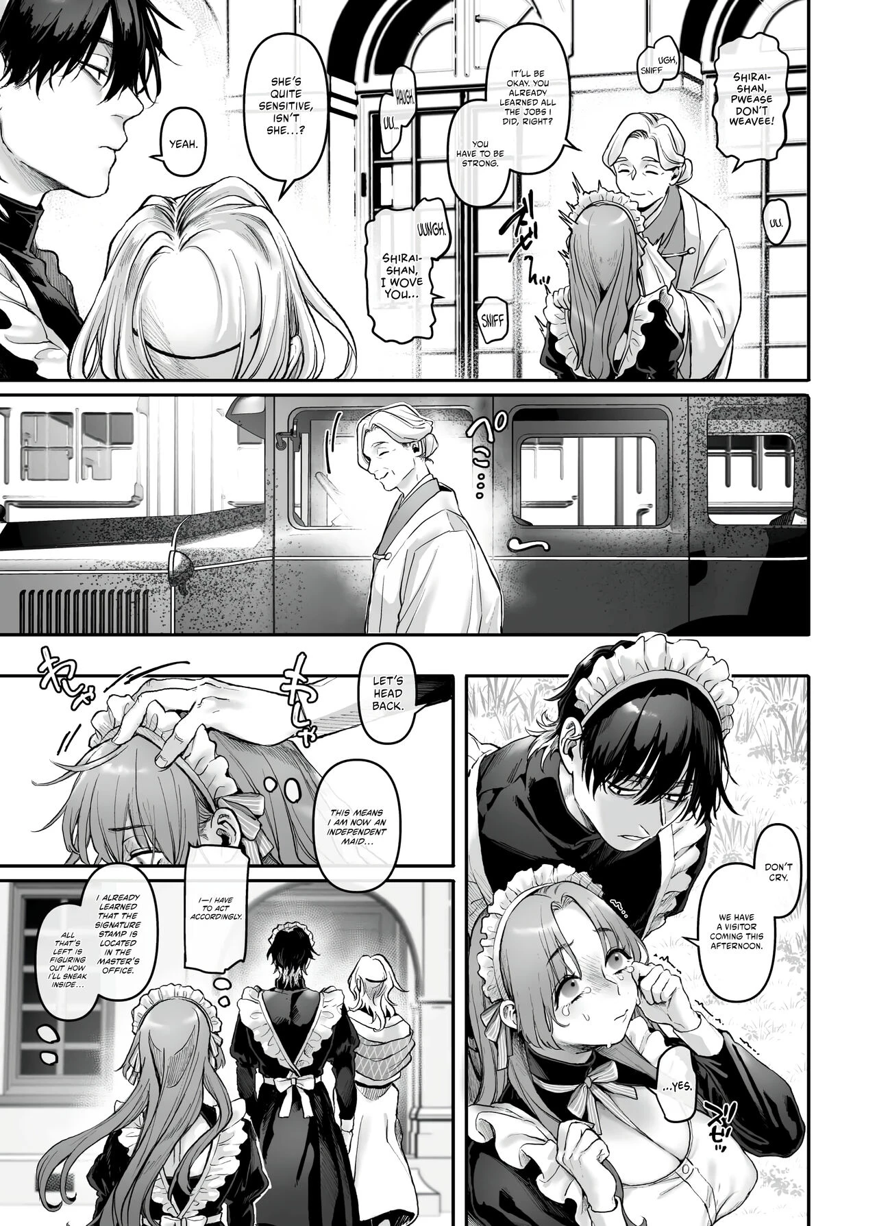 Infiltrate! Debt Repayment RTA of a Spy on the Brink ~The Crossdressing Maid and the Oni Boss~ | Sennyuu! Gakeppuchi Spy no Shakkinhensai RTA ~Josou Maid to Oni Joushi~ porn comic picture 11