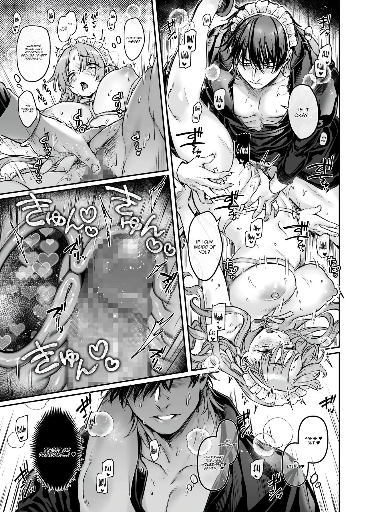 Infiltrate! Debt Repayment RTA of a Spy on the Brink ~The Crossdressing Maid and the Oni Boss~ | Sennyuu! Gakeppuchi Spy no Shakkinhensai RTA ~Josou Maid to Oni Joushi~ porn comic picture 119