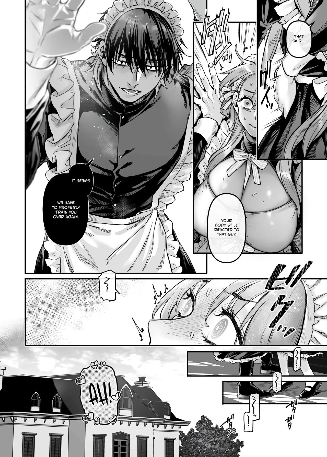Infiltrate! Debt Repayment RTA of a Spy on the Brink ~The Crossdressing Maid and the Oni Boss~ | Sennyuu! Gakeppuchi Spy no Shakkinhensai RTA ~Josou Maid to Oni Joushi~ porn comic picture 128