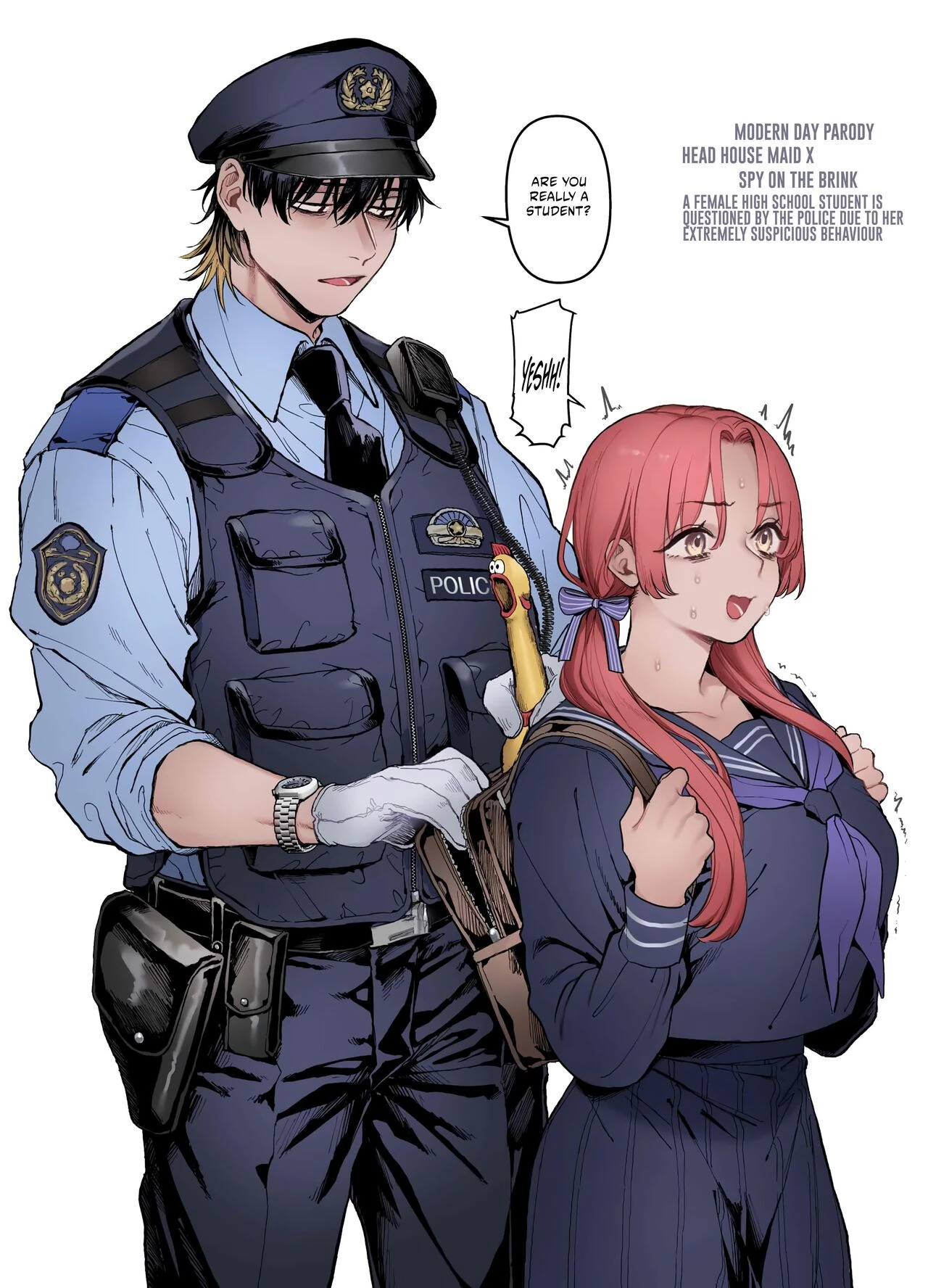 Infiltrate! Debt Repayment RTA of a Spy on the Brink ~The Crossdressing Maid and the Oni Boss~ | Sennyuu! Gakeppuchi Spy no Shakkinhensai RTA ~Josou Maid to Oni Joushi~ porn comic picture 130