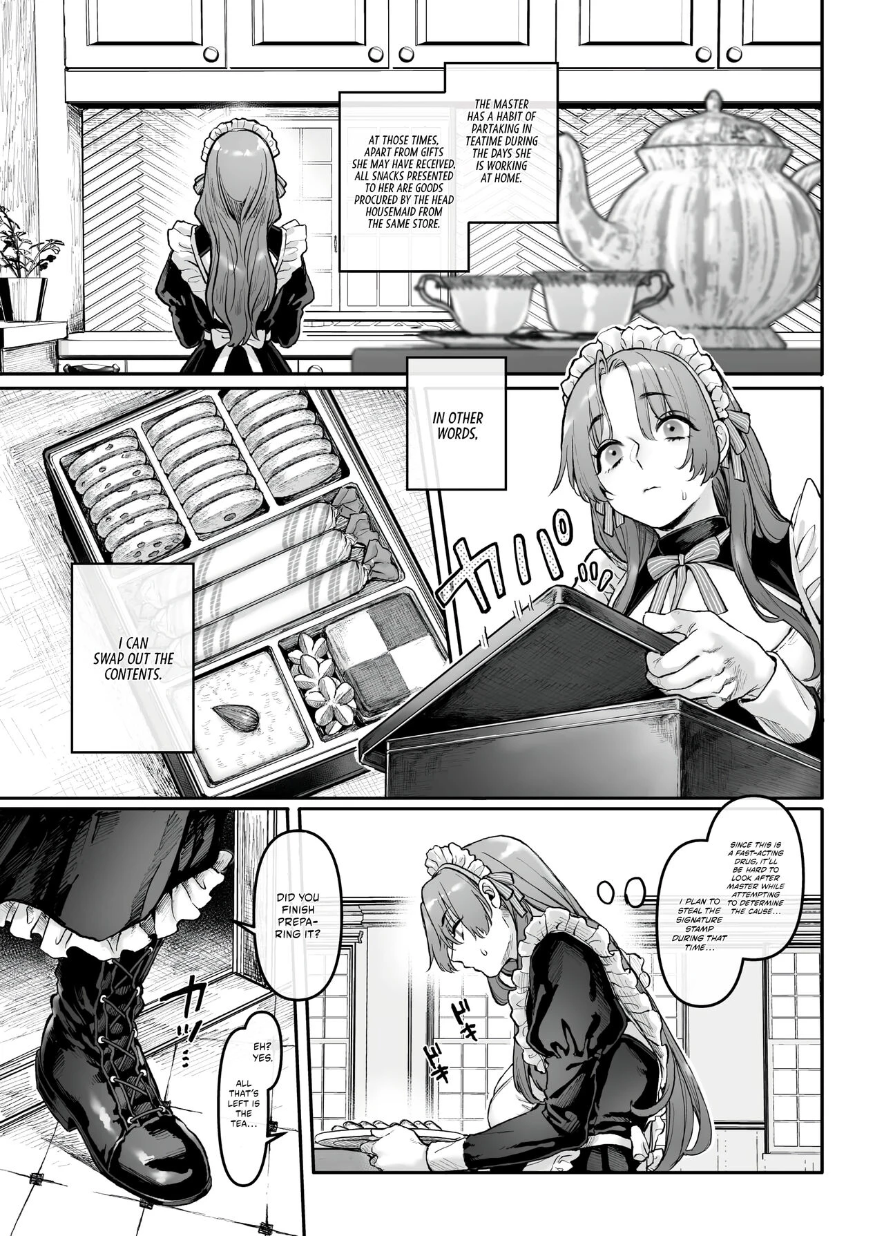Infiltrate! Debt Repayment RTA of a Spy on the Brink ~The Crossdressing Maid and the Oni Boss~ | Sennyuu! Gakeppuchi Spy no Shakkinhensai RTA ~Josou Maid to Oni Joushi~ porn comic picture 17
