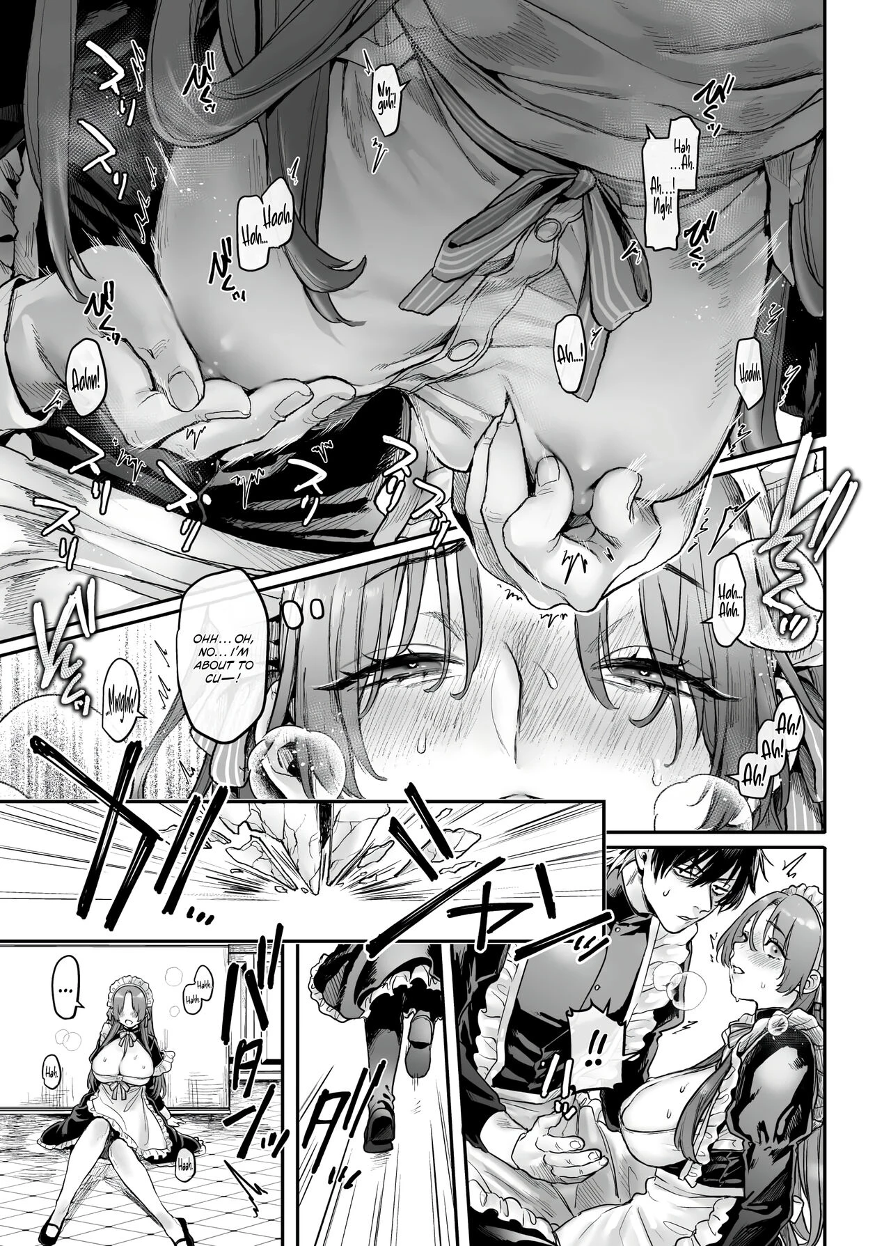 Infiltrate! Debt Repayment RTA of a Spy on the Brink ~The Crossdressing Maid and the Oni Boss~ | Sennyuu! Gakeppuchi Spy no Shakkinhensai RTA ~Josou Maid to Oni Joushi~ porn comic picture 23
