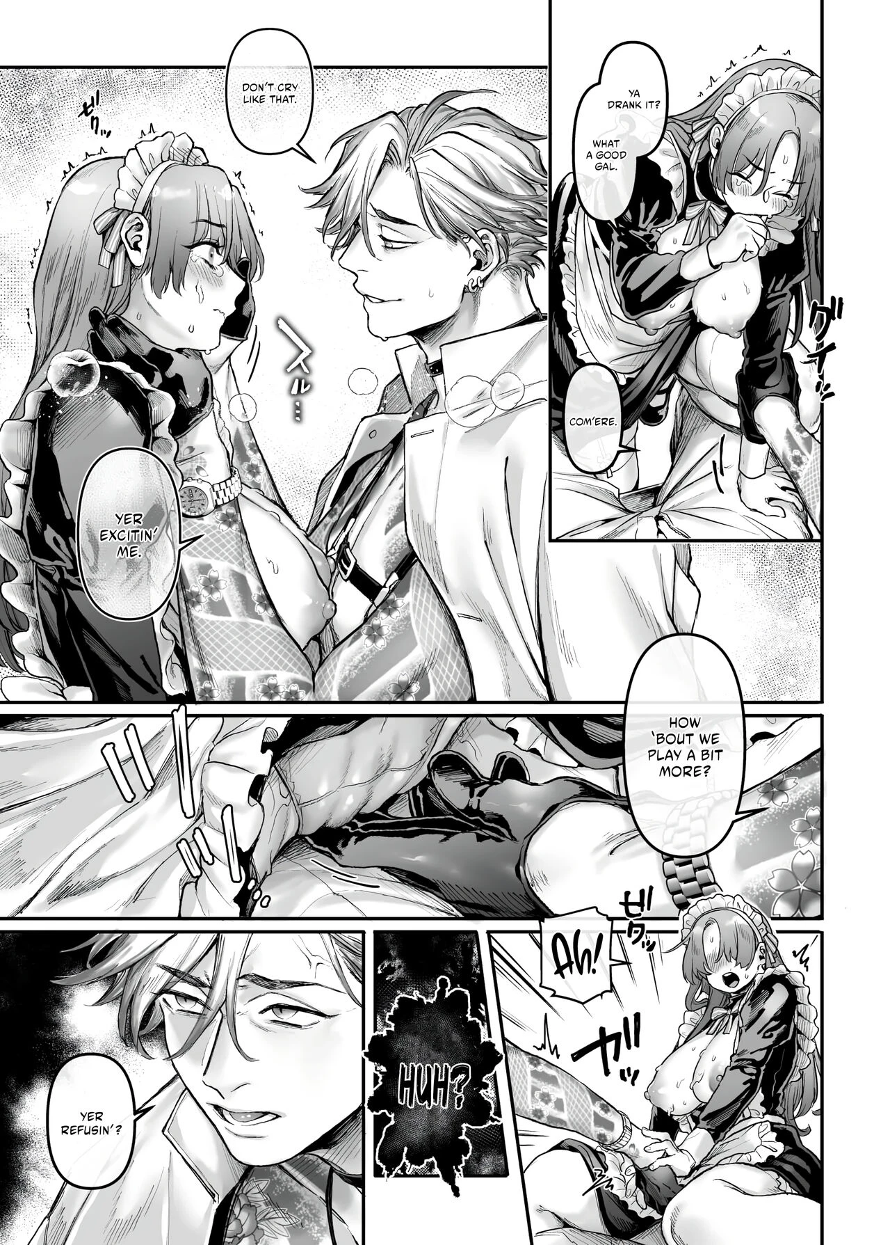 Infiltrate! Debt Repayment RTA of a Spy on the Brink ~The Crossdressing Maid and the Oni Boss~ | Sennyuu! Gakeppuchi Spy no Shakkinhensai RTA ~Josou Maid to Oni Joushi~ porn comic picture 31