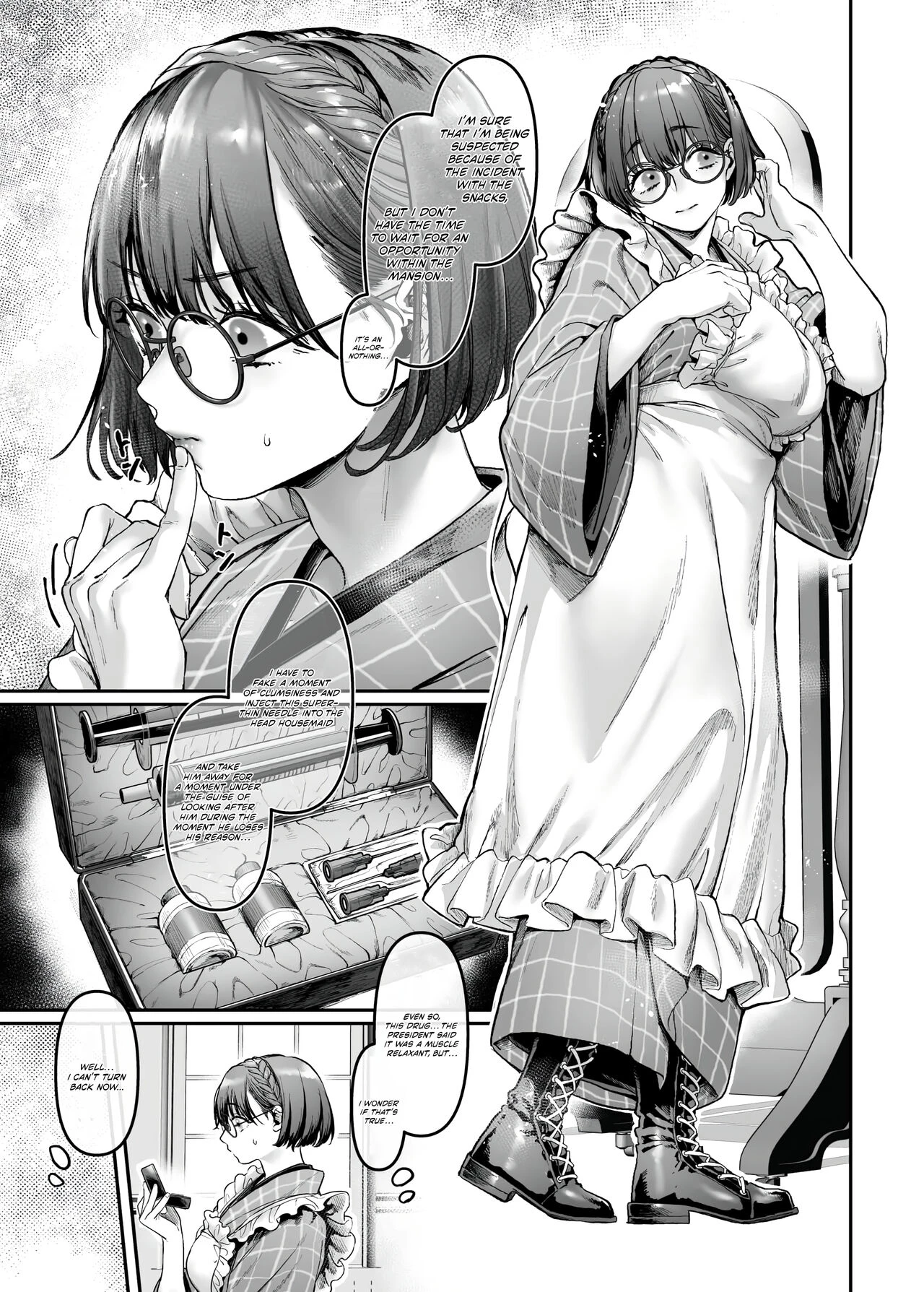 Infiltrate! Debt Repayment RTA of a Spy on the Brink ~The Crossdressing Maid and the Oni Boss~ | Sennyuu! Gakeppuchi Spy no Shakkinhensai RTA ~Josou Maid to Oni Joushi~ porn comic picture 45