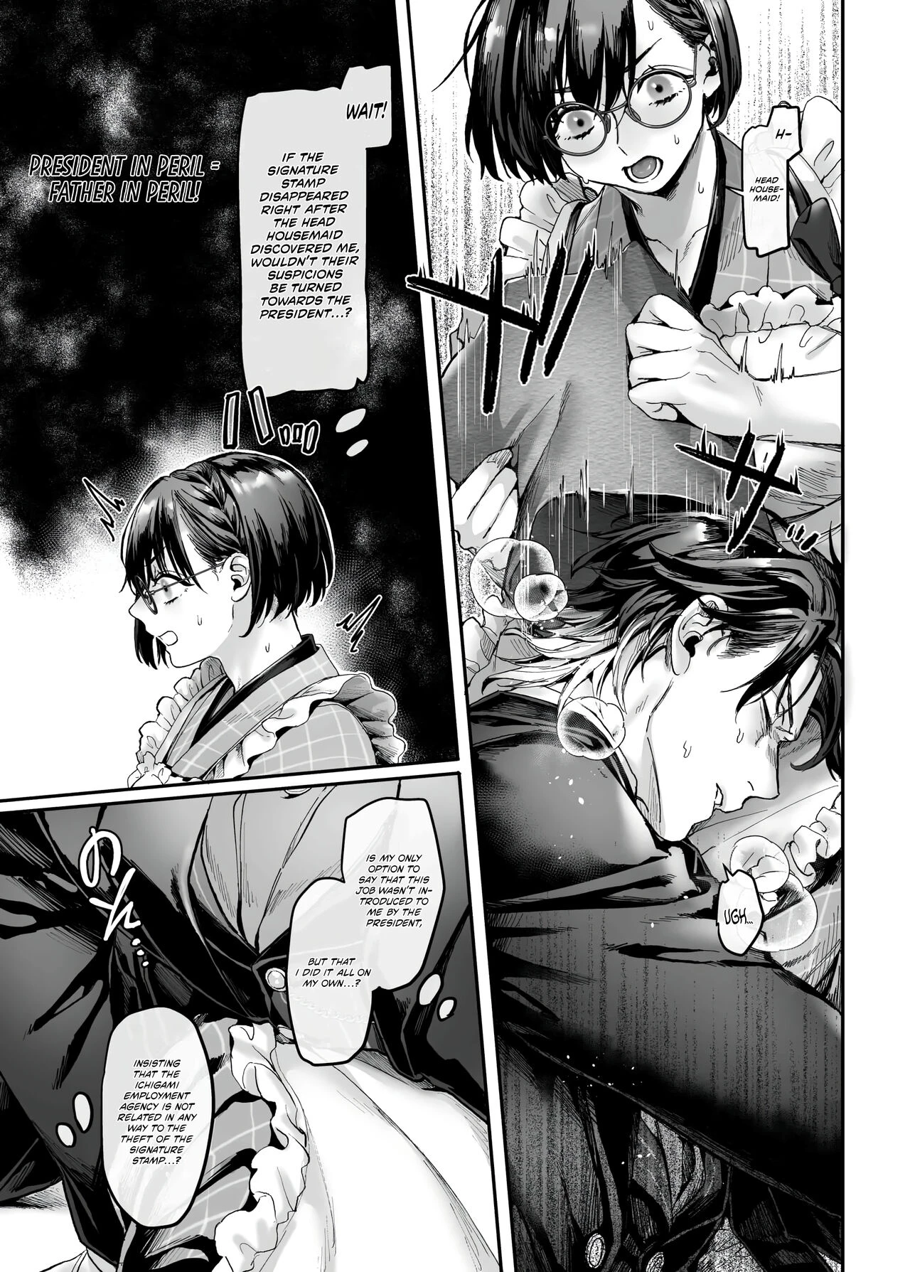 Infiltrate! Debt Repayment RTA of a Spy on the Brink ~The Crossdressing Maid and the Oni Boss~ | Sennyuu! Gakeppuchi Spy no Shakkinhensai RTA ~Josou Maid to Oni Joushi~ porn comic picture 53