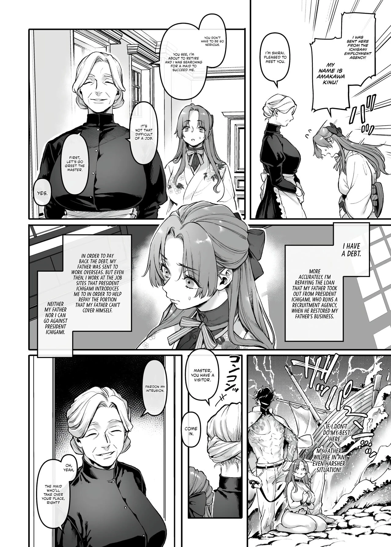 Infiltrate! Debt Repayment RTA of a Spy on the Brink ~The Crossdressing Maid and the Oni Boss~ | Sennyuu! Gakeppuchi Spy no Shakkinhensai RTA ~Josou Maid to Oni Joushi~ porn comic picture 6