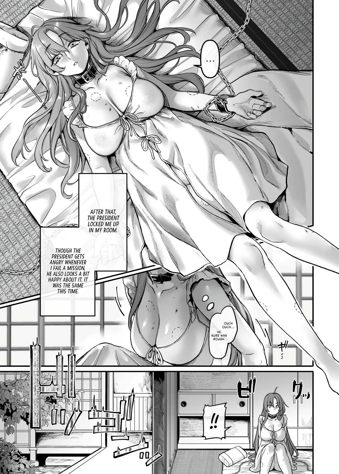 Infiltrate! Debt Repayment RTA of a Spy on the Brink ~The Crossdressing Maid and the Oni Boss~ | Sennyuu! Gakeppuchi Spy no Shakkinhensai RTA ~Josou Maid to Oni Joushi~ porn comic picture 75