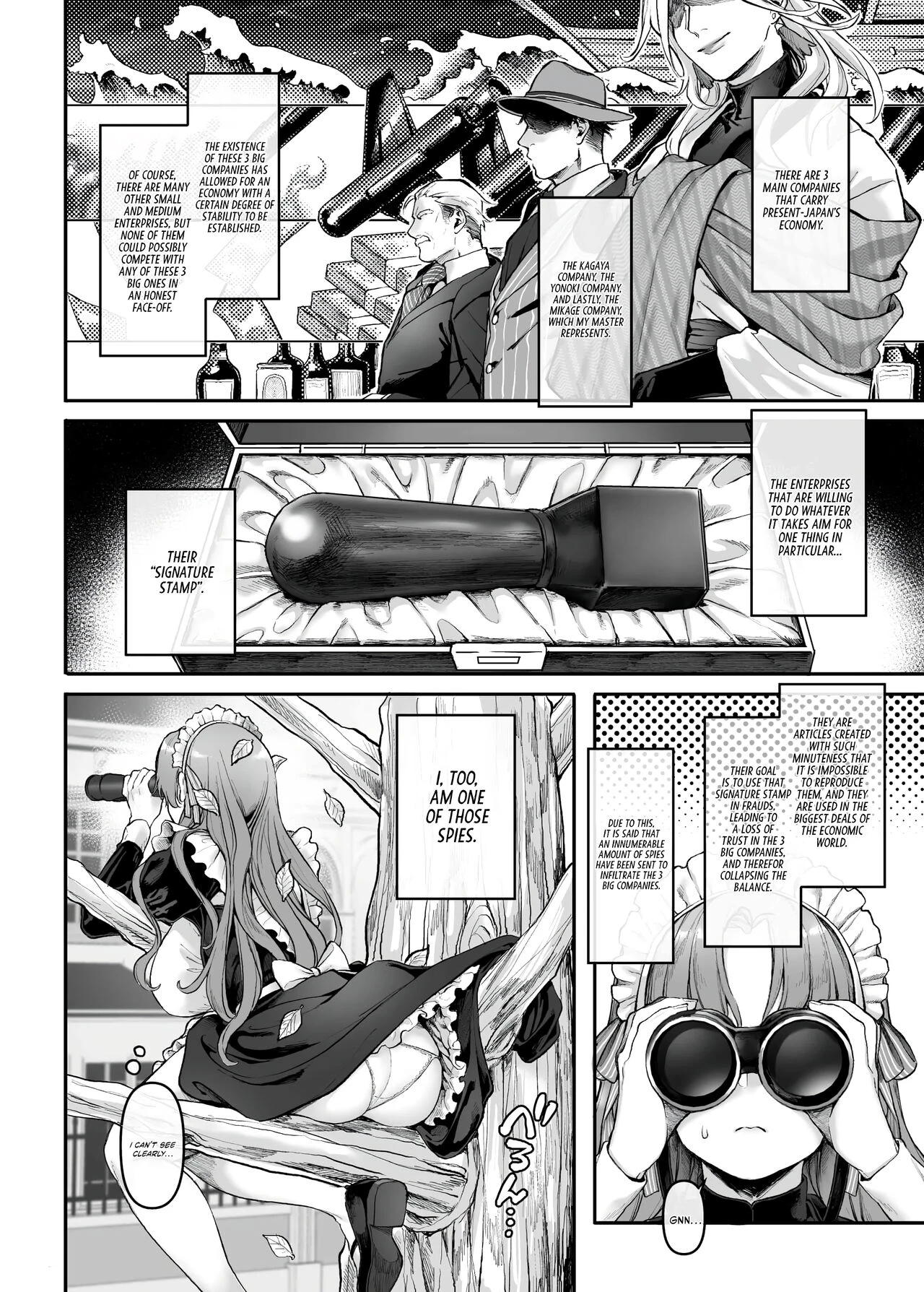 Infiltrate! Debt Repayment RTA of a Spy on the Brink ~The Crossdressing Maid and the Oni Boss~ | Sennyuu! Gakeppuchi Spy no Shakkinhensai RTA ~Josou Maid to Oni Joushi~ porn comic picture 8