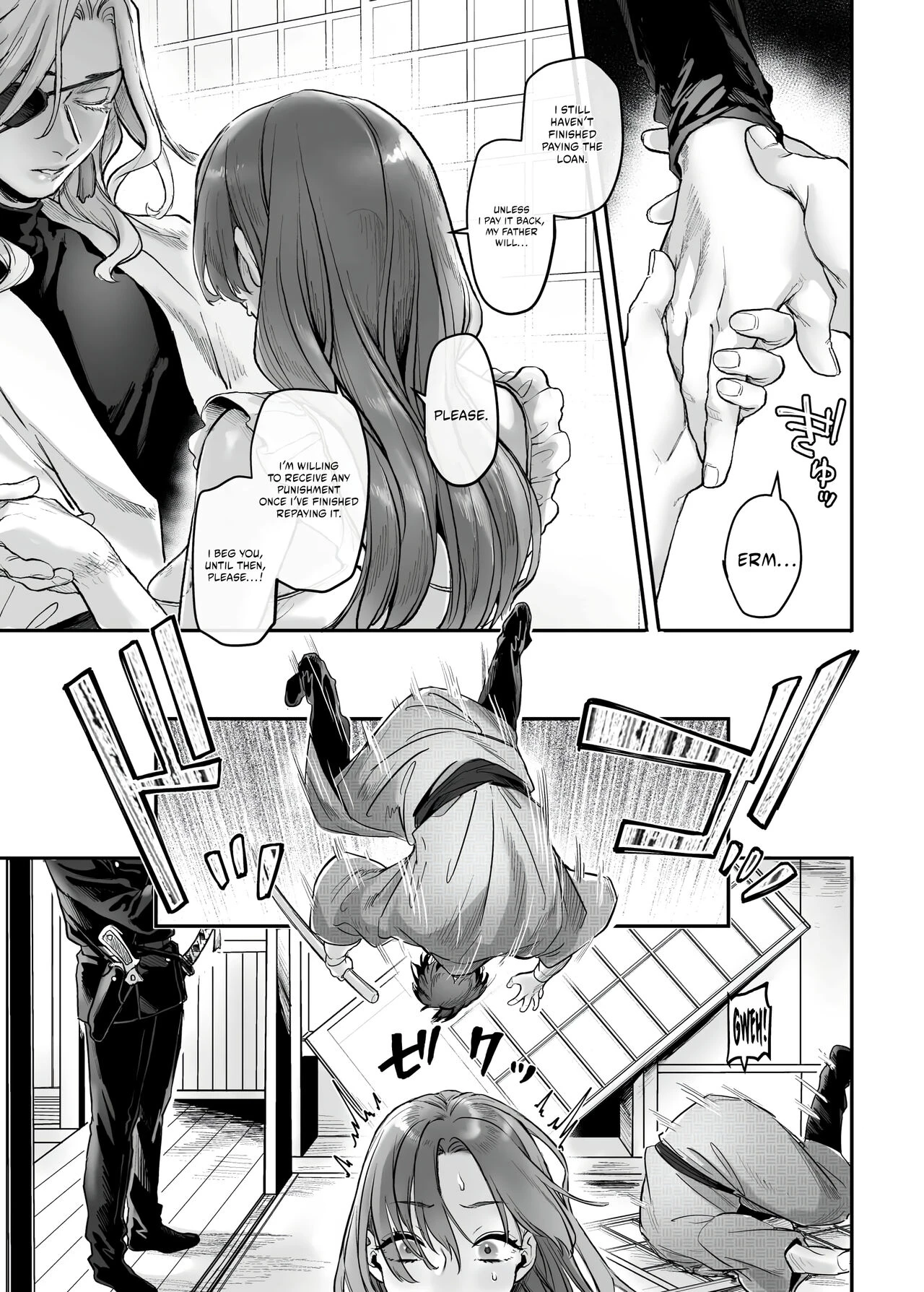 Infiltrate! Debt Repayment RTA of a Spy on the Brink ~The Crossdressing Maid and the Oni Boss~ | Sennyuu! Gakeppuchi Spy no Shakkinhensai RTA ~Josou Maid to Oni Joushi~ porn comic picture 81