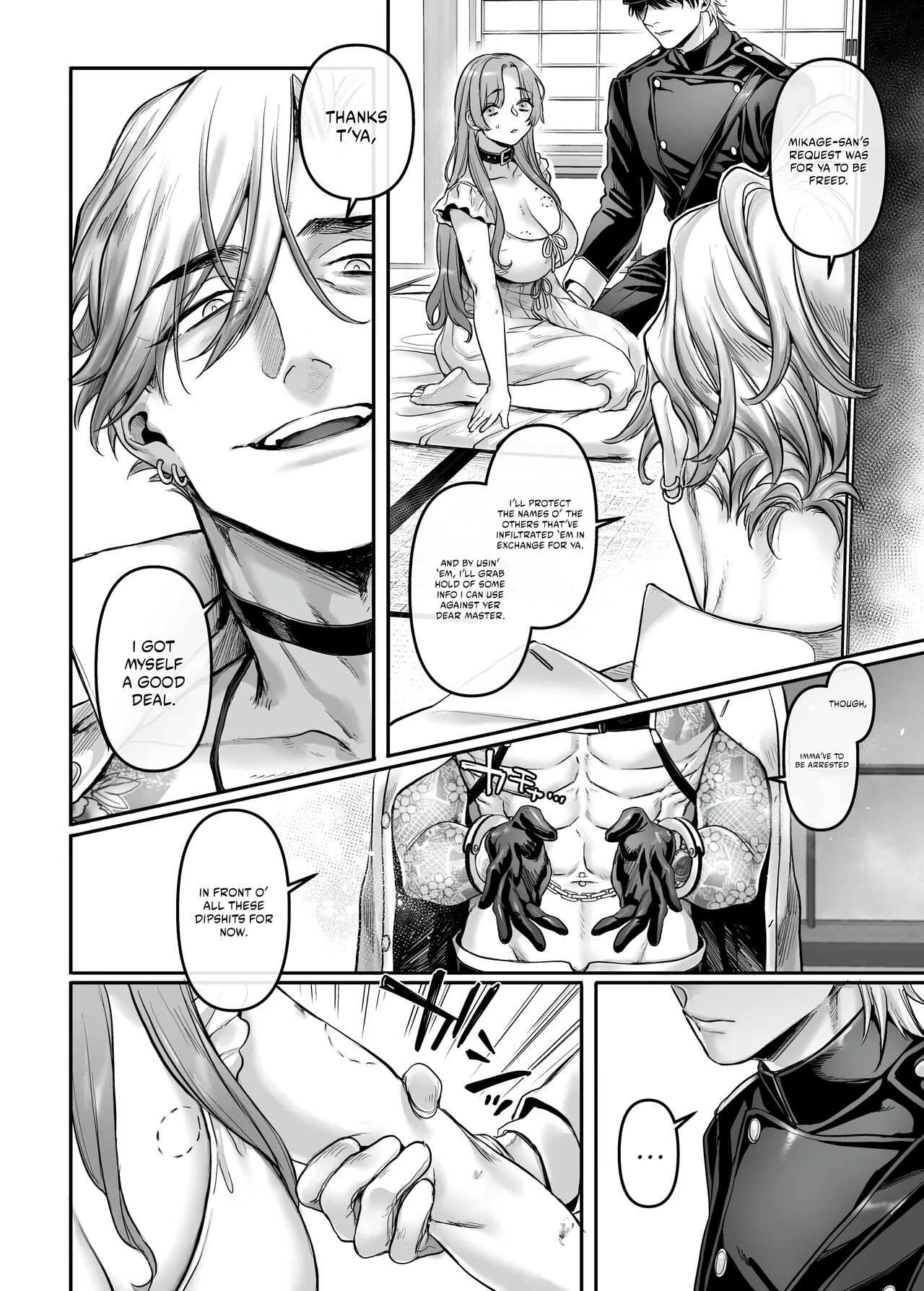 Infiltrate! Debt Repayment RTA of a Spy on the Brink ~The Crossdressing Maid and the Oni Boss~ | Sennyuu! Gakeppuchi Spy no Shakkinhensai RTA ~Josou Maid to Oni Joushi~ porn comic picture 84