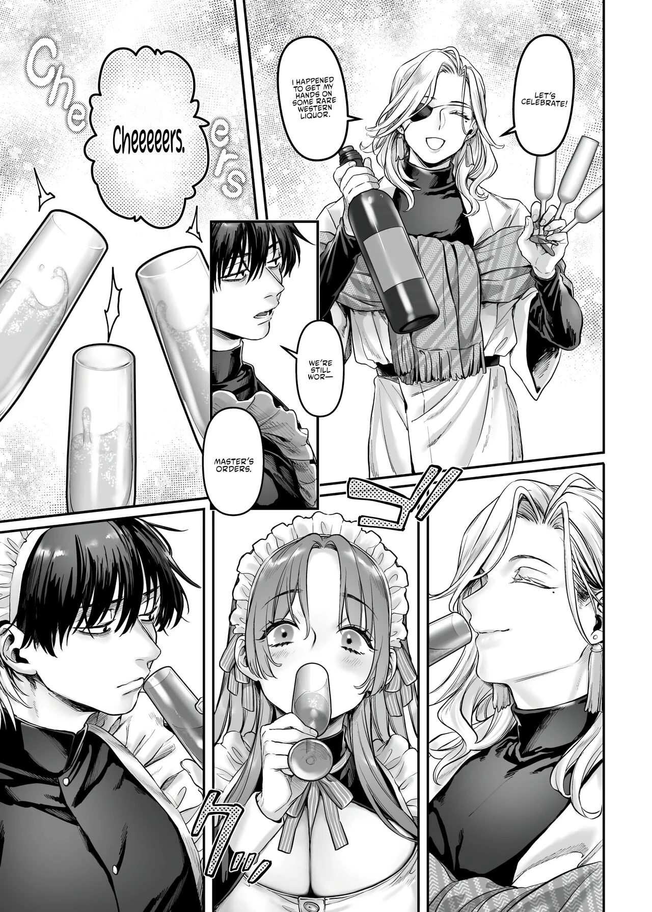 Infiltrate! Debt Repayment RTA of a Spy on the Brink ~The Crossdressing Maid and the Oni Boss~ | Sennyuu! Gakeppuchi Spy no Shakkinhensai RTA ~Josou Maid to Oni Joushi~ porn comic picture 89