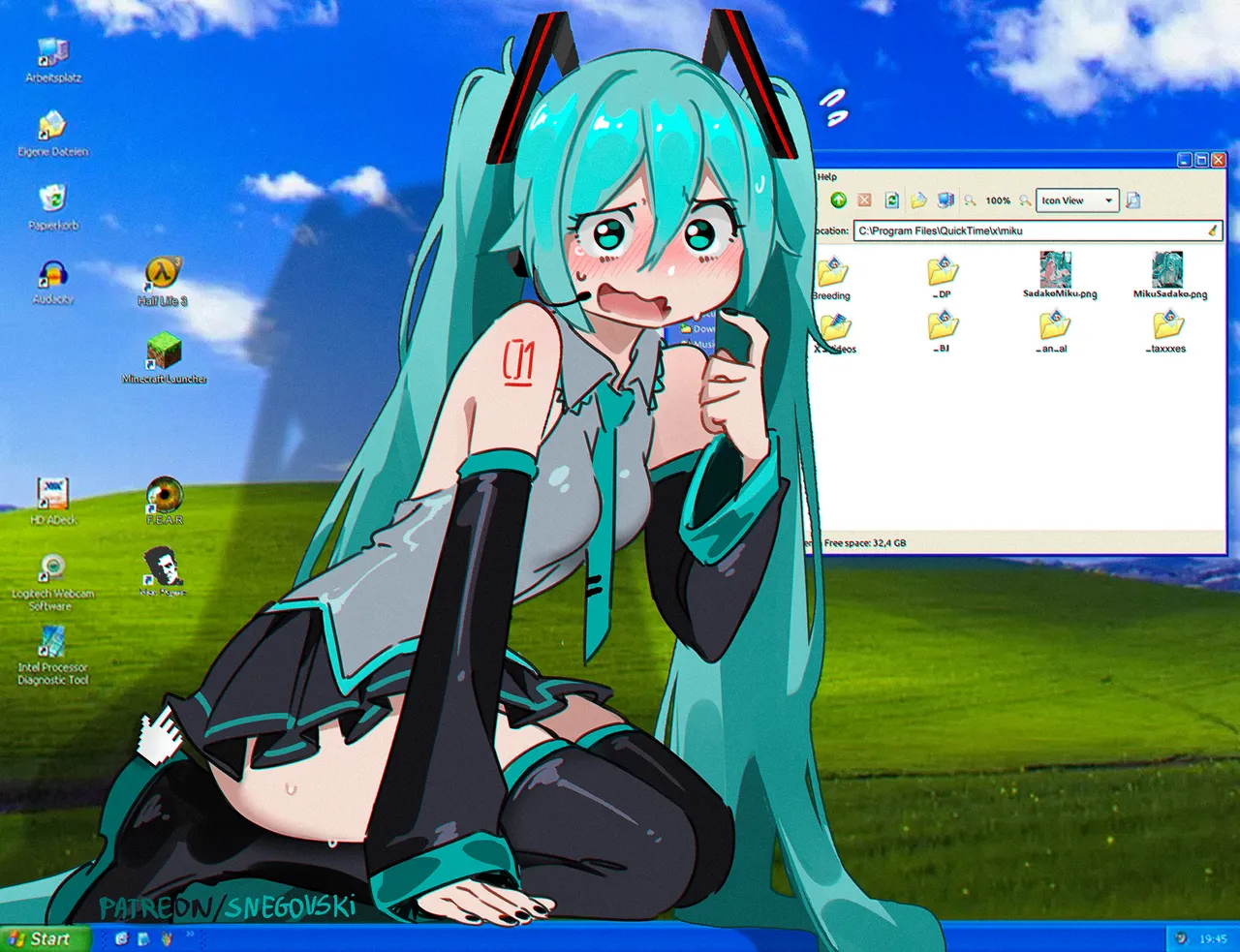 Interactive Miku porn comic picture 1