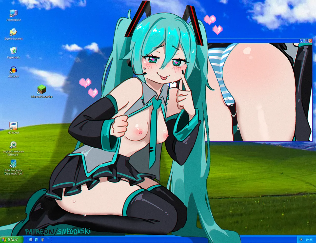 Interactive Miku porn comic picture 2