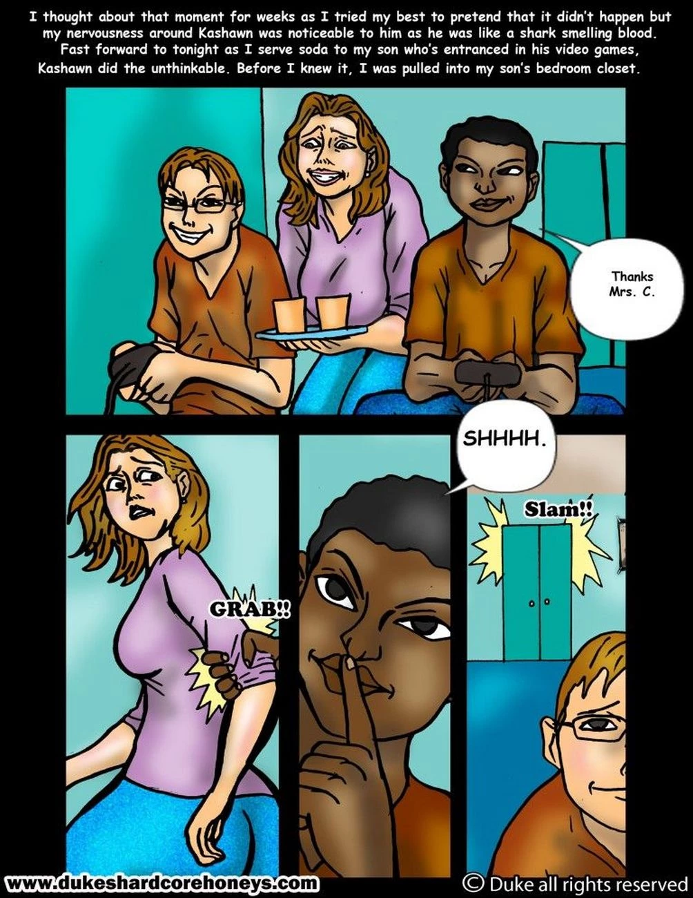 Interracial Milfs porn comic picture 3