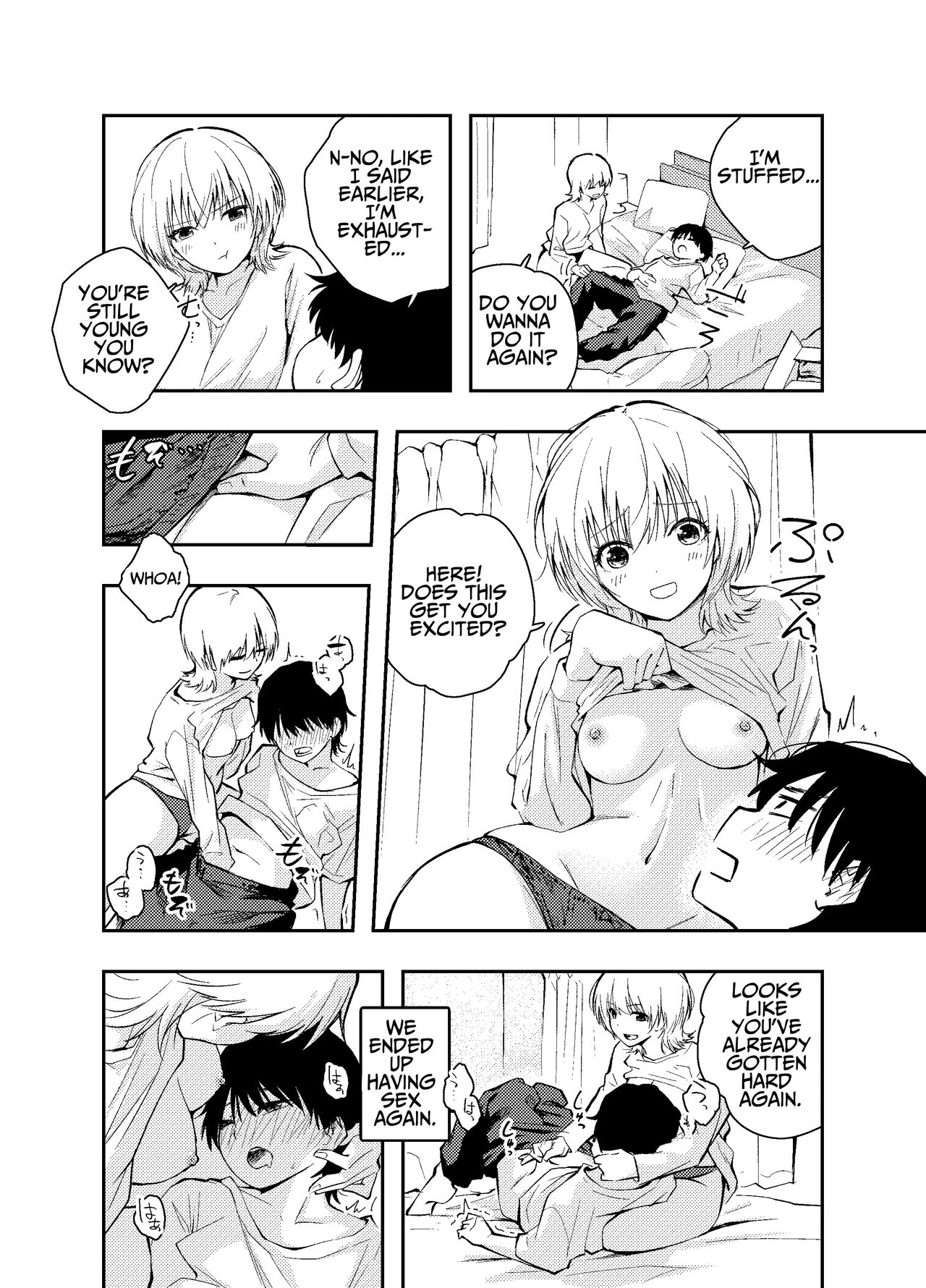 Is Having Sex With My Rejuvenated Husband Considered Cheating? | Mukashi no Sugata ni Modotta Otto to no Sex wa Uwaki desu ka? porn comic picture 35