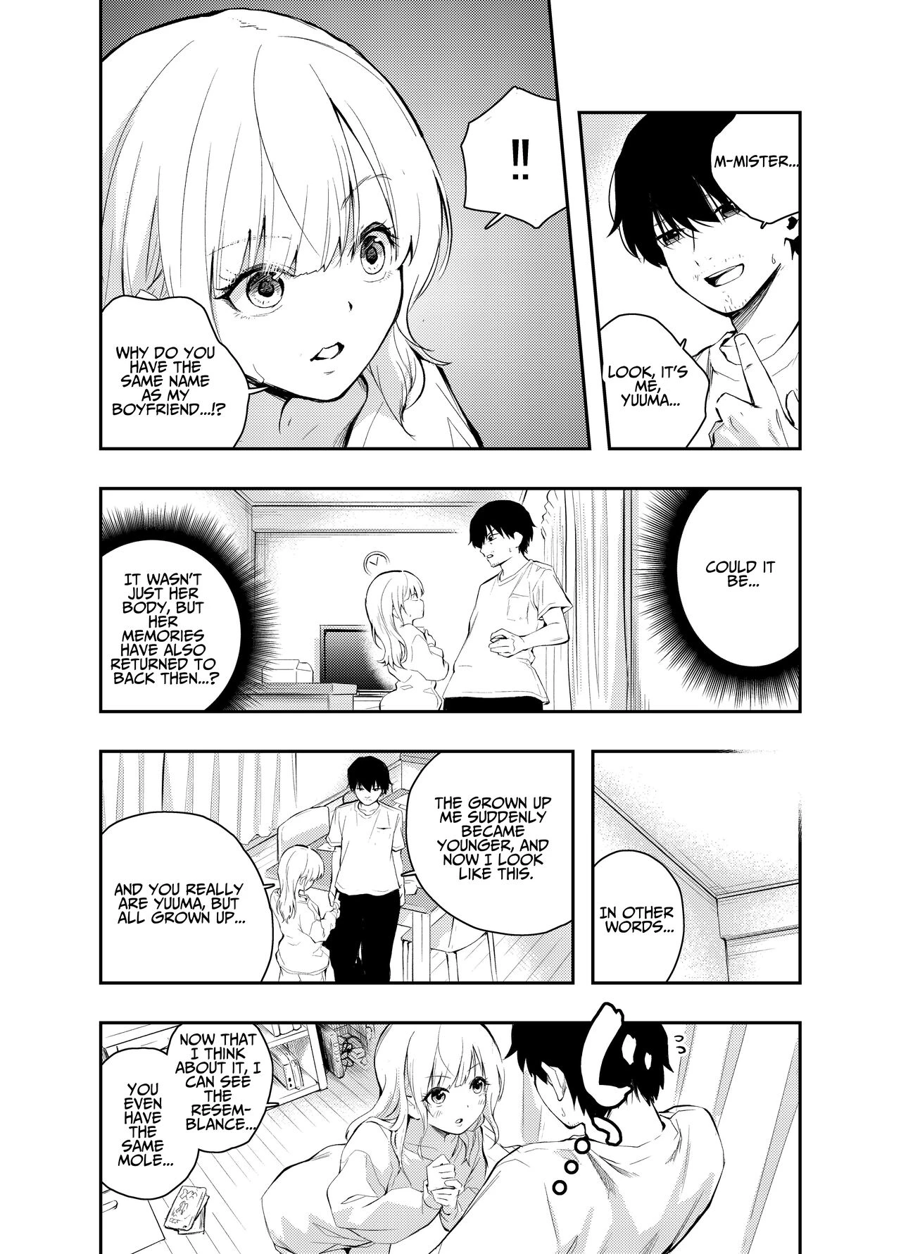 Is Having Sex With My Rejuvenated Wife Considered Cheating? | Mukashi no Sugata ni Modotta Tsuma to no Sex wa Uwaki desu ka? porn comic picture 5