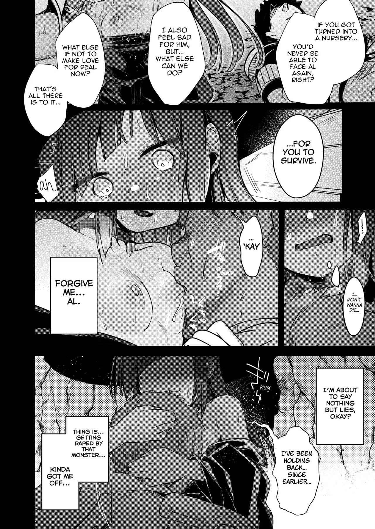 Isekai Shoujo no Seijijou ~Kakedashi Mahoutsukai-chan ga Ossan Boukensha ni Netorareru Hanashi~ porn comic picture 35