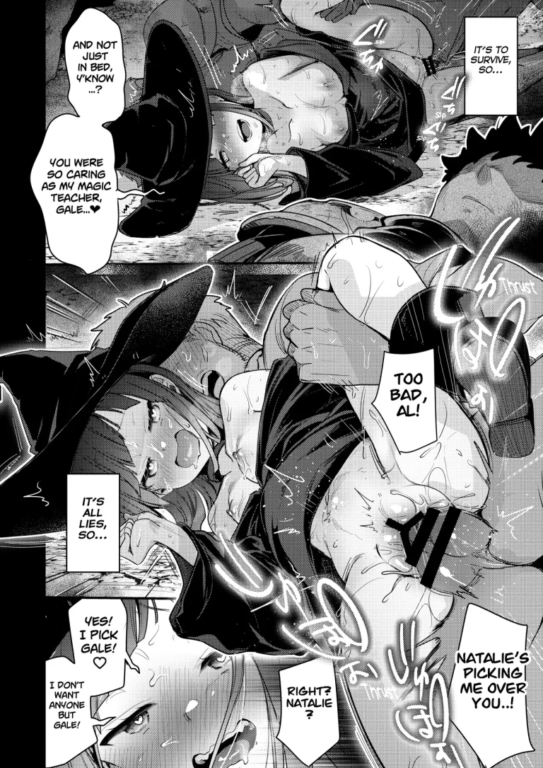 Isekai Shoujo no Seijijou ~Kakedashi Mahoutsukai-chan ga Ossan Boukensha ni Netorareru Hanashi~ porn comic picture 37
