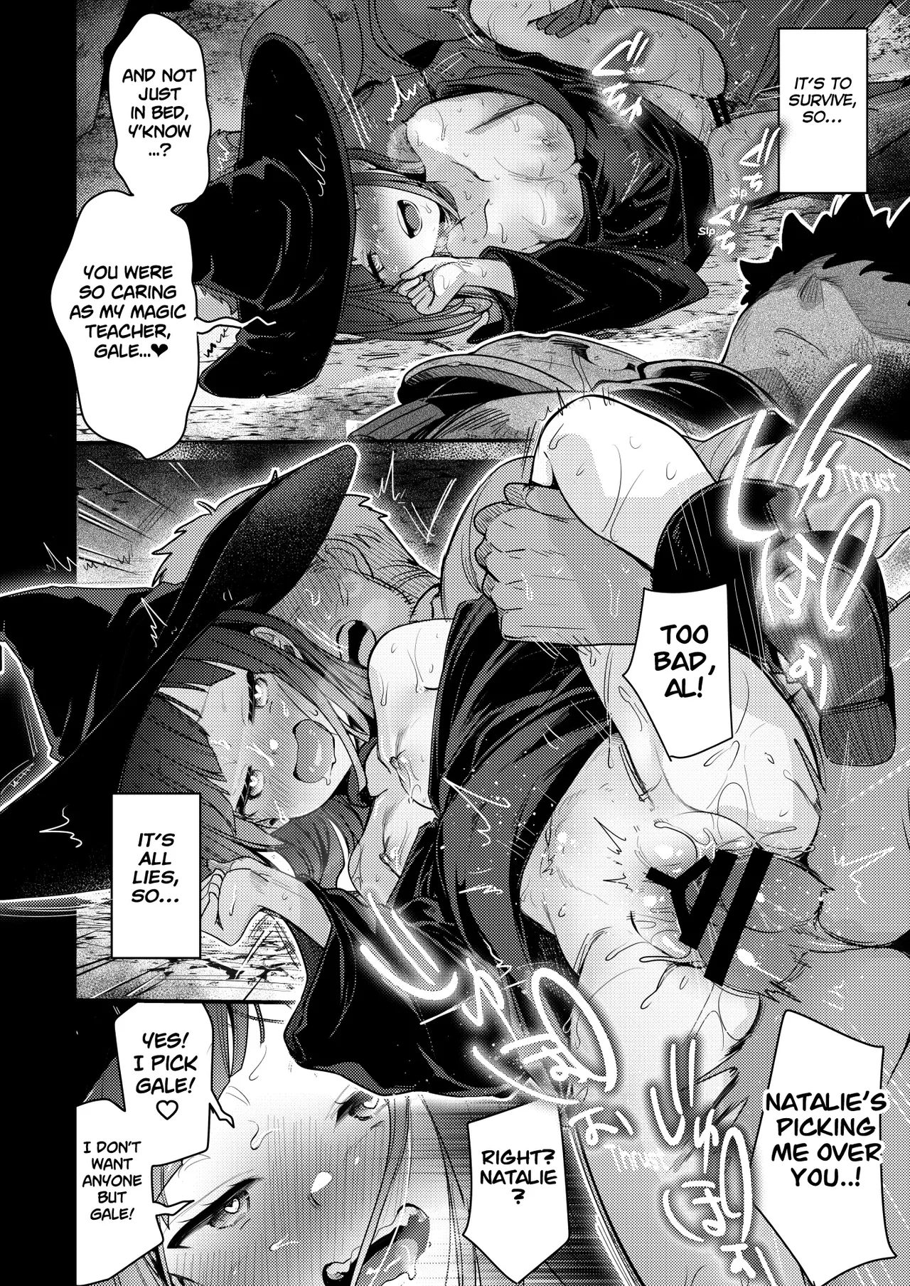 Isekai Shoujo no Seijijou ~Kakedashi Mahoutsukai-chan ga Ossan Boukensha ni Netorareru Hanashi~ porn comic picture 37