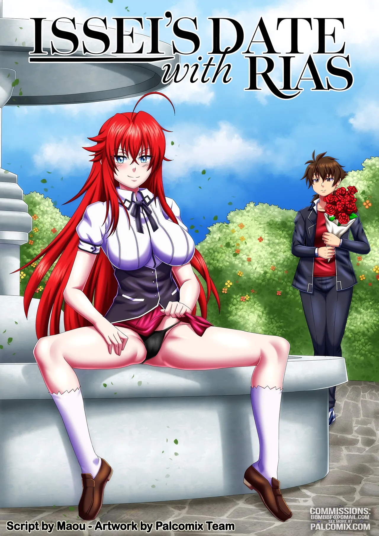 Issei's Date with Rias porn comic picture 1