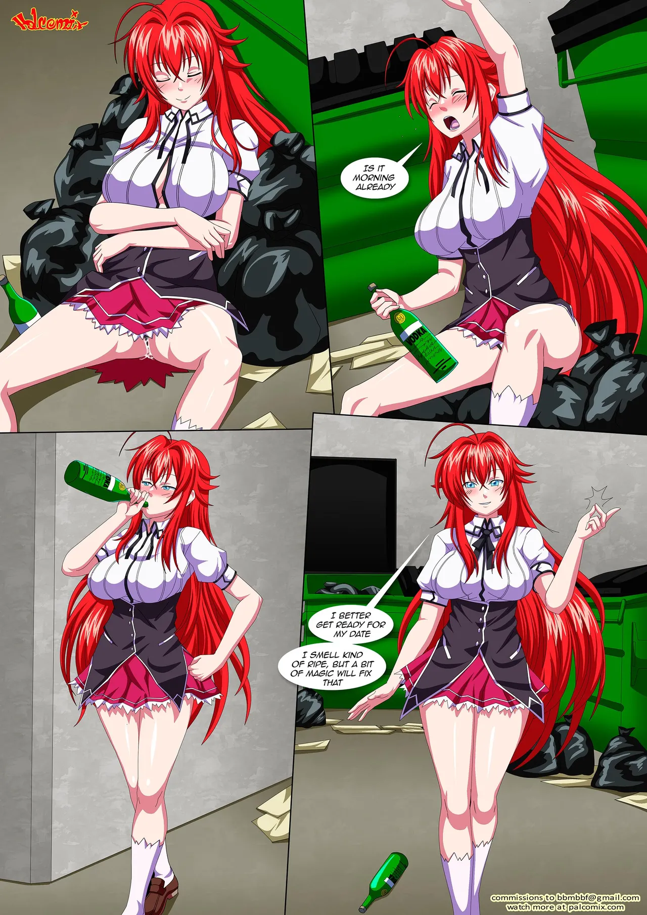 Issei's Date with Rias porn comic picture 3