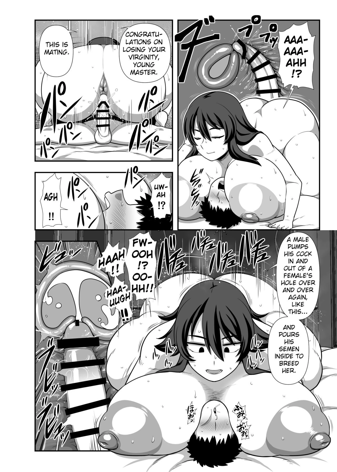 It's Milking Time, Young Master | Bou-chama Sakusei no Jikan desu porn comic picture 23