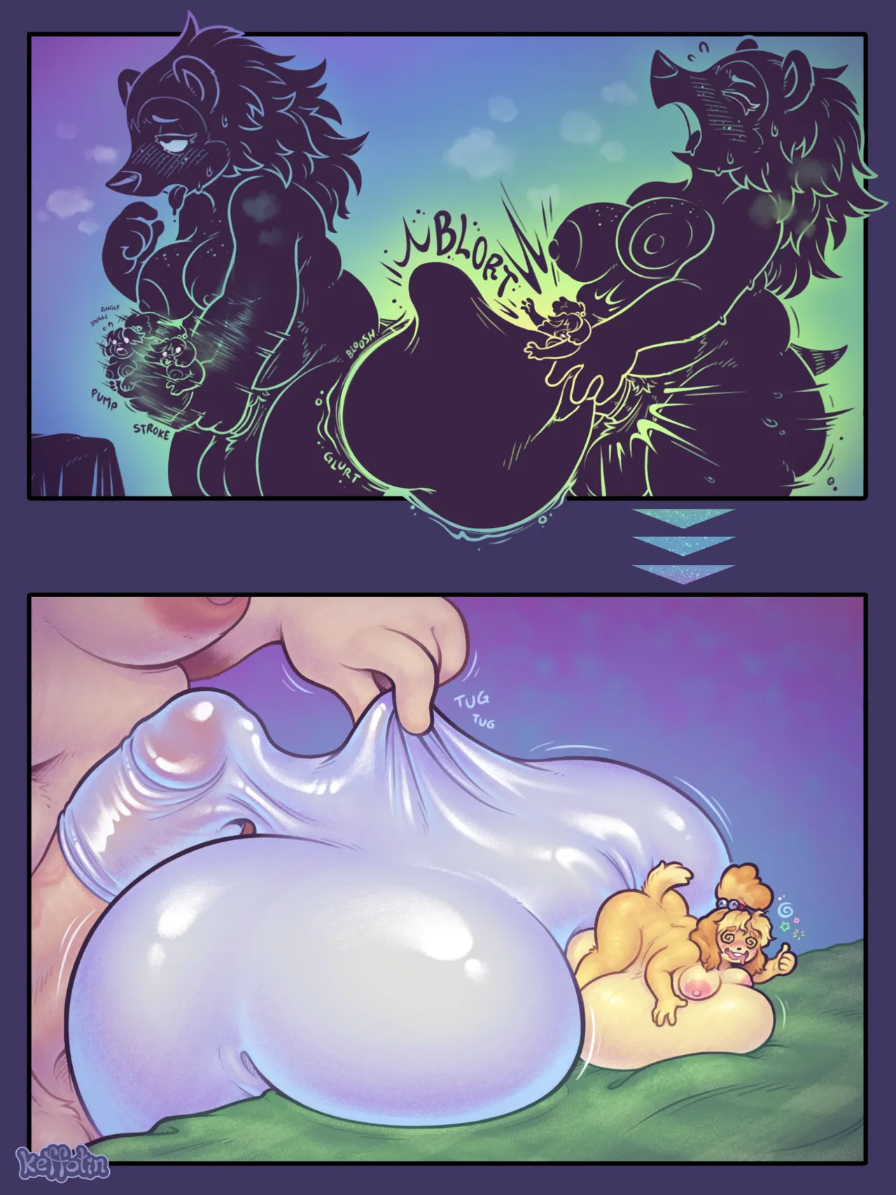 Itty Bitty Bloat-a-Belle porn comic picture 4